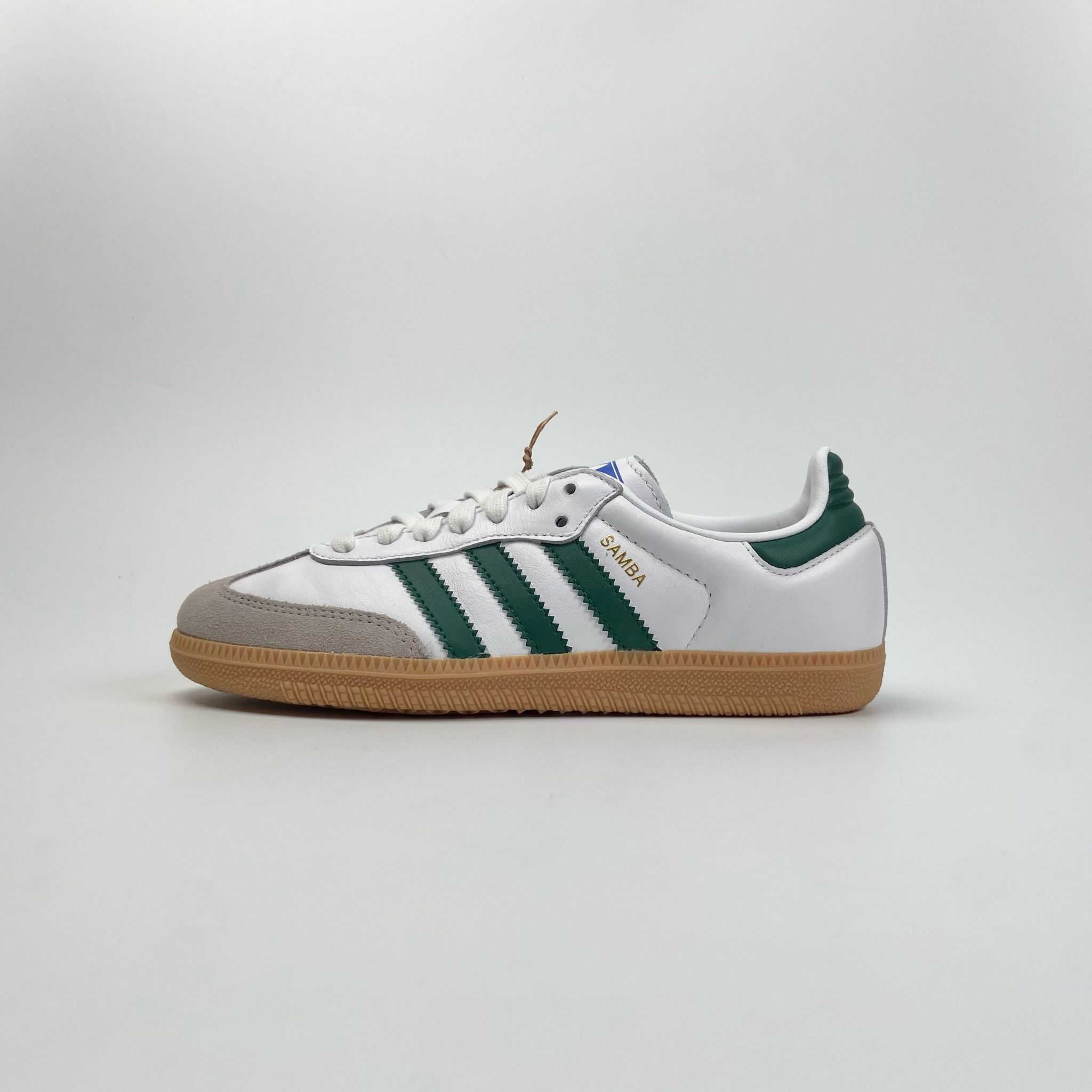 ADIDAS SAMBA OG WHITE COLLEGIATE GREEN GUM IE3437