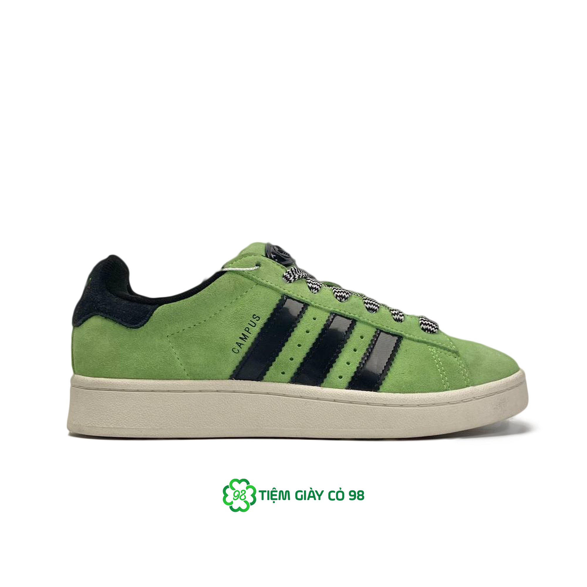ADIDAS ORIGINALS CAMPUS 00S SOLAR GREEN BLACK HQ4409