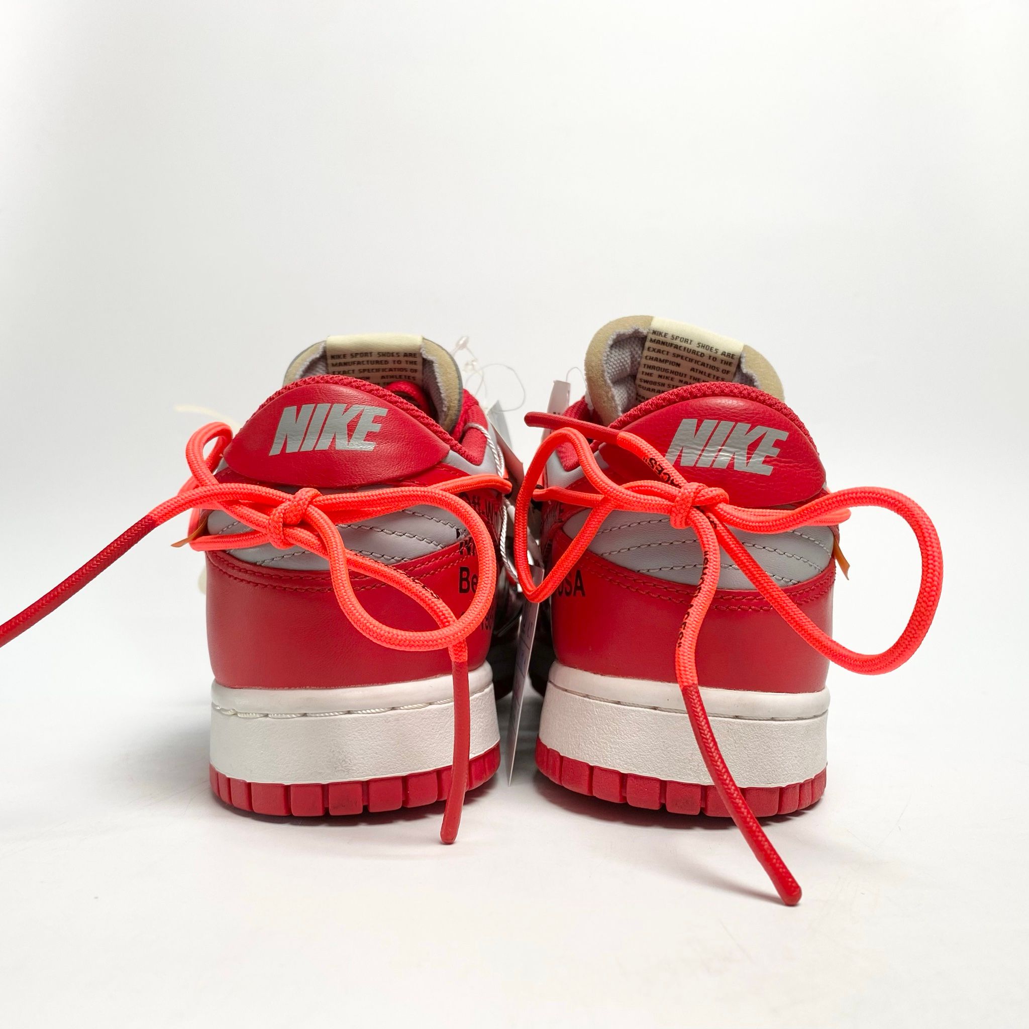 NIKE OFF-WHITE X DUNK LOW UNIVERSITY RED CT0856-600