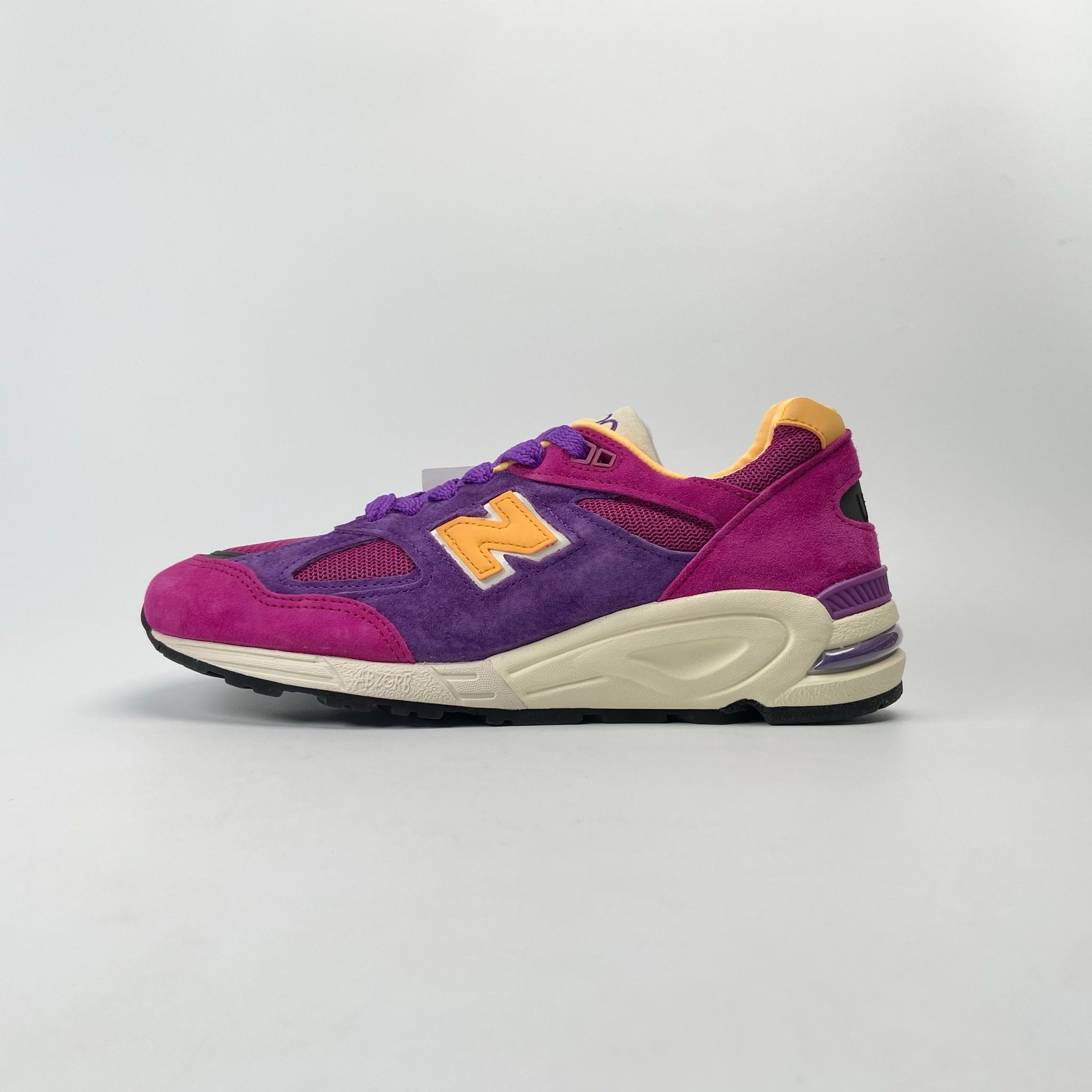 NEW BALANCE 990v2 MIUSA TEDDY SANTIS PURPLE YELLOW M990PY2