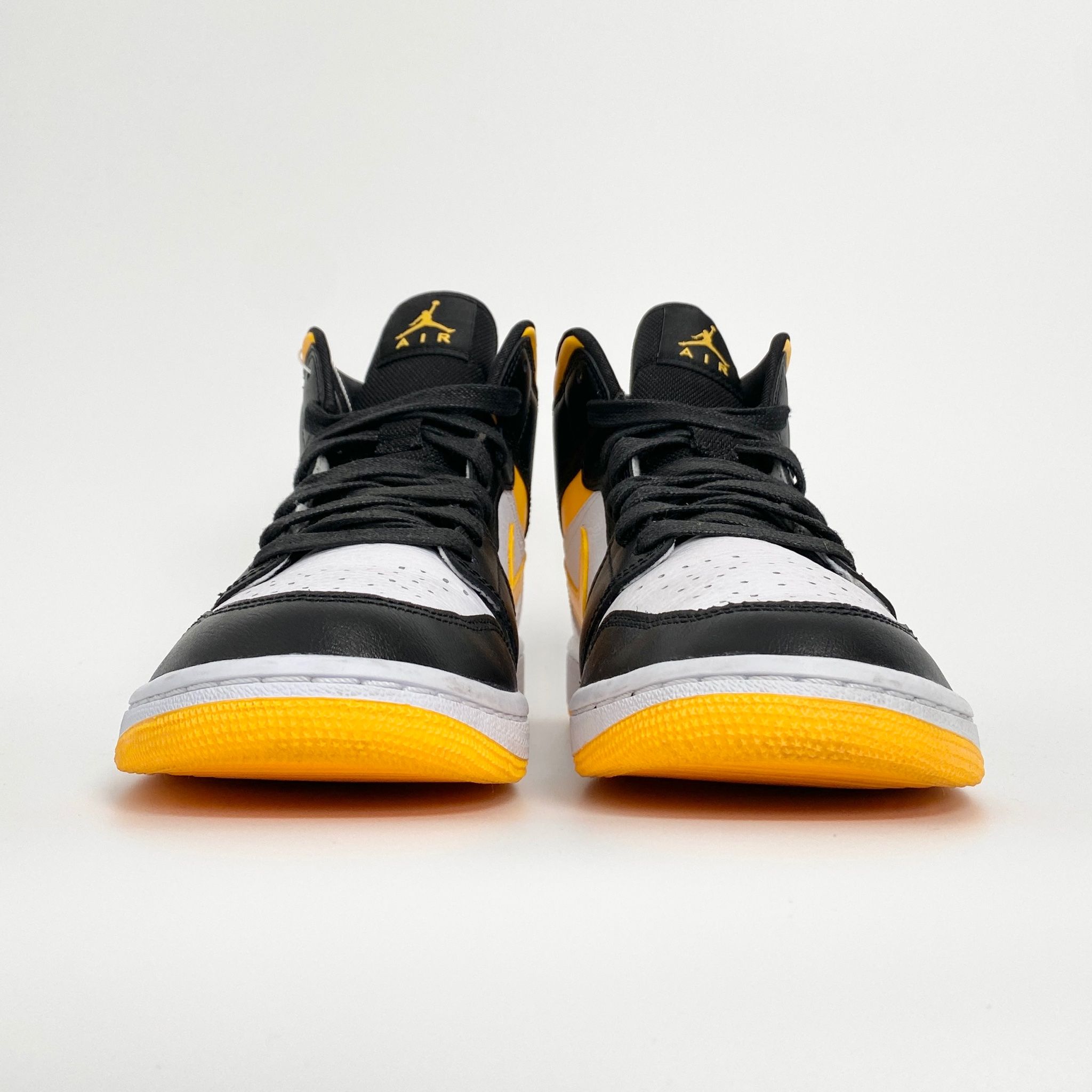 NIKE JORDAN 1 MID LASER ORANGE BLACK - CV5276-107