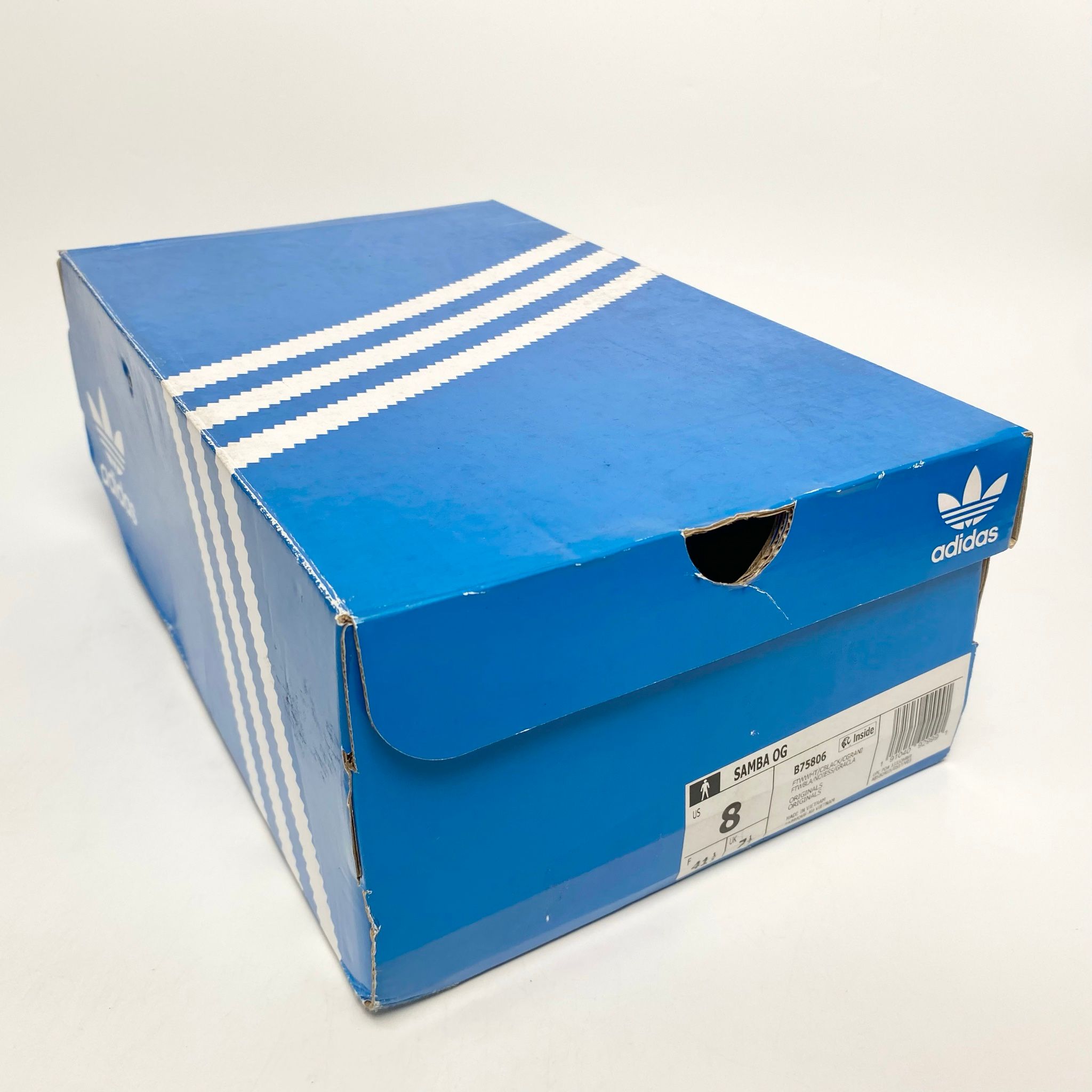 ADIDAS SAMBA OG WHITE BLACK GUM B75806