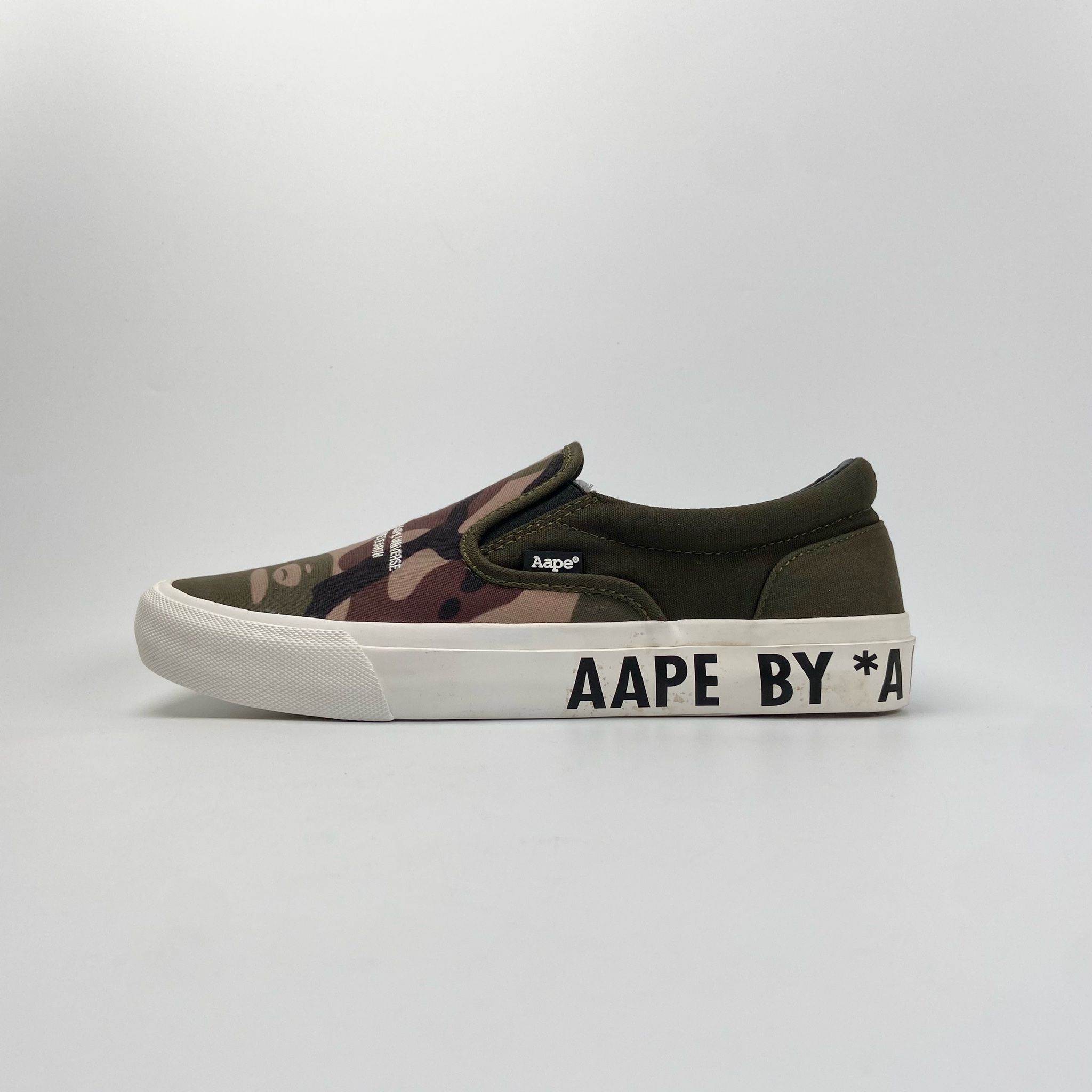 BAPE AAPE SLIP-ON GREEN CAMO AAPSHM6759XXG GRZ
