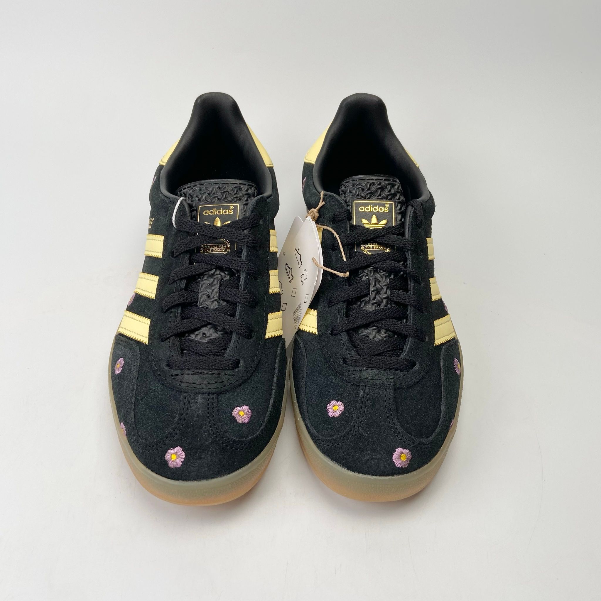 ADIDAS GAZELLE INDOOR FLORAL BLACK YELLOW IF4490