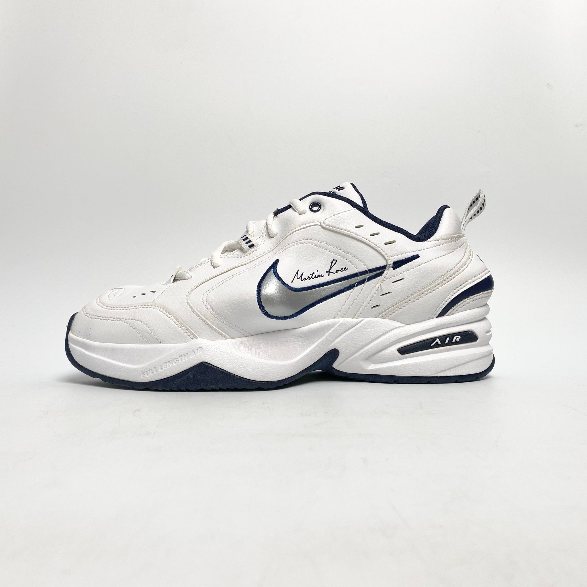 NIKE MARTINE ROSE X AIR MONARCH IV WHITE NAVY AT3147-100