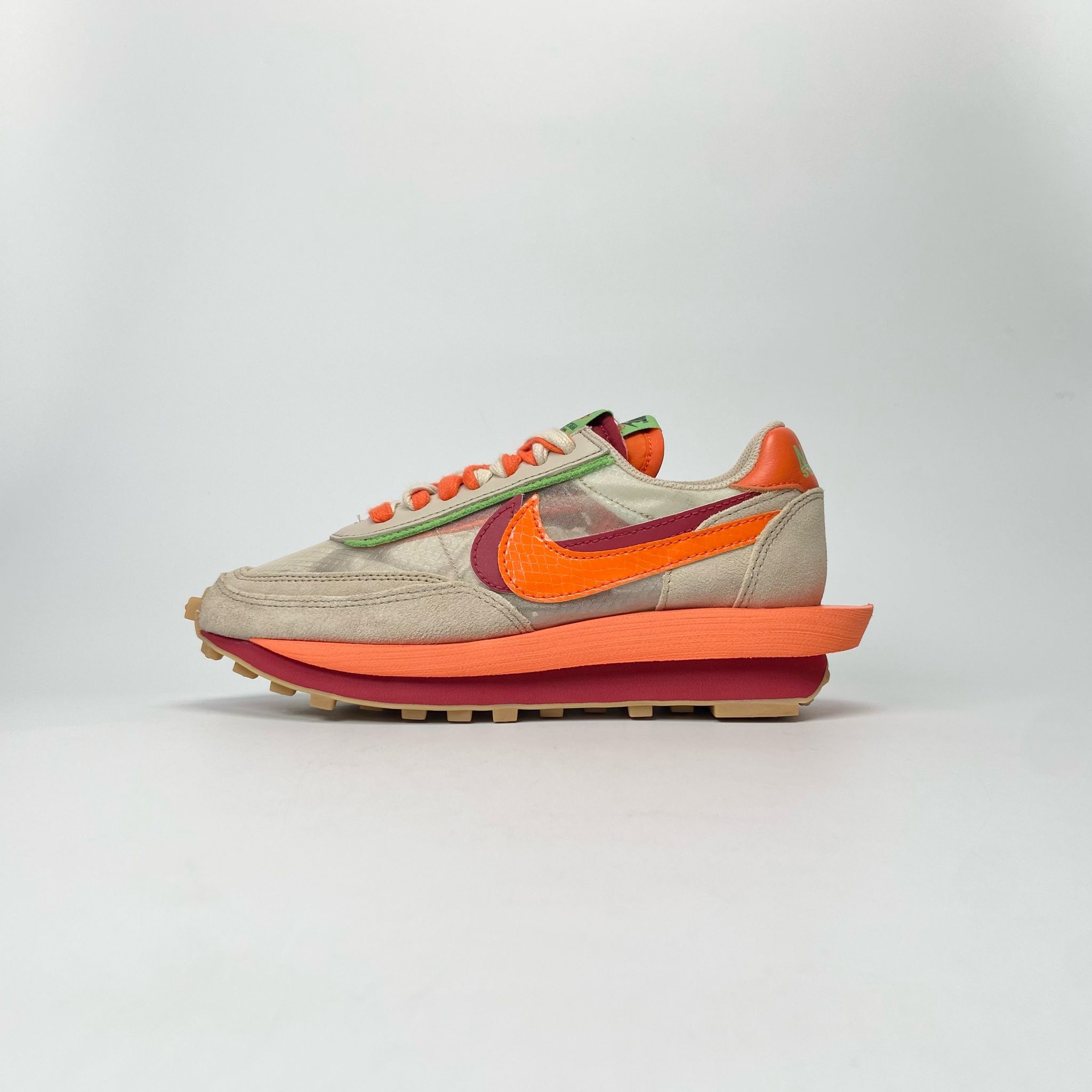 NIKE SACAI X CLOT X LDWAFFLE ‘NET ORANGE BLAZE’ DH1347-100