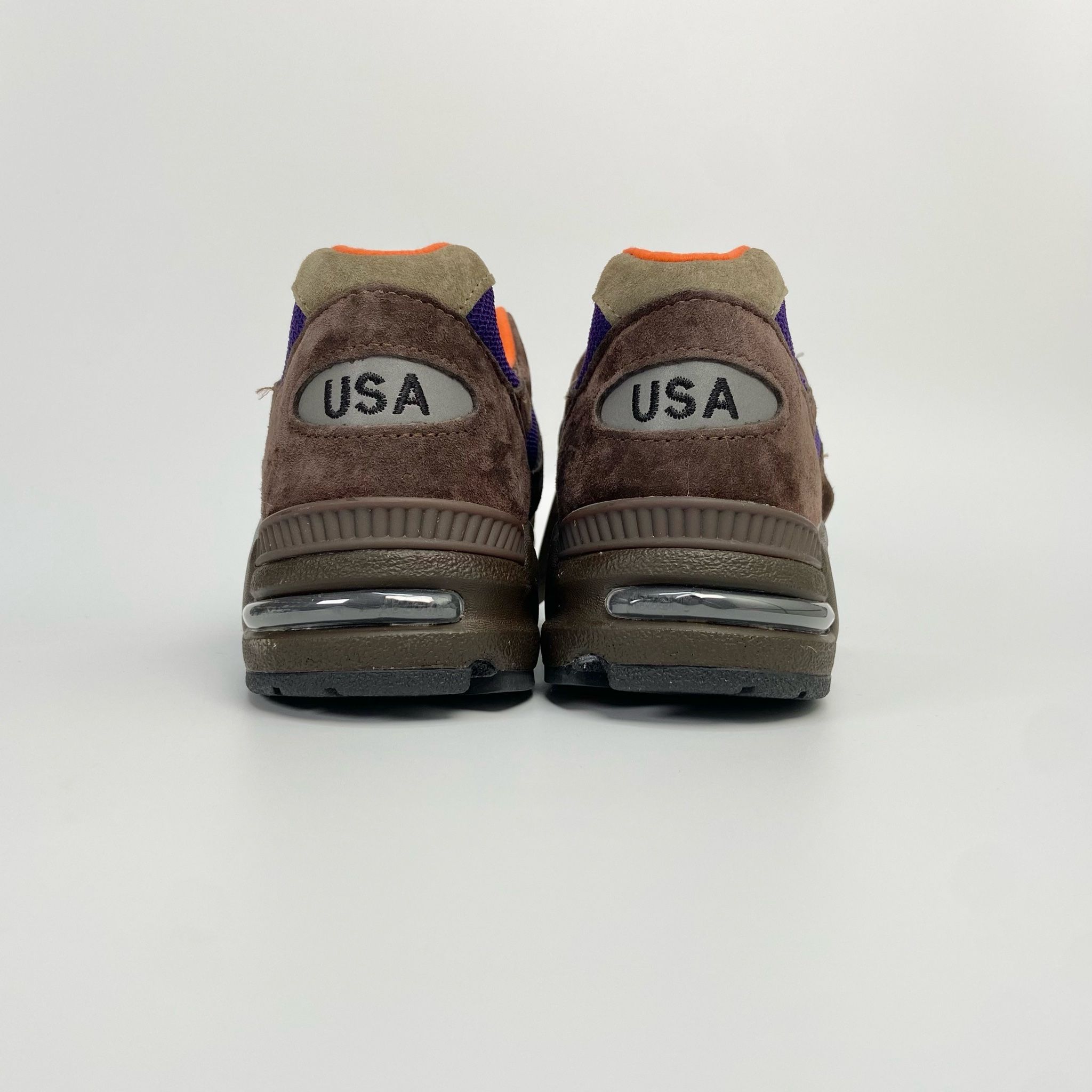 NEW BALANCE TEDDY SANTIS X 990V2 BROWN PURPLE M990BR2