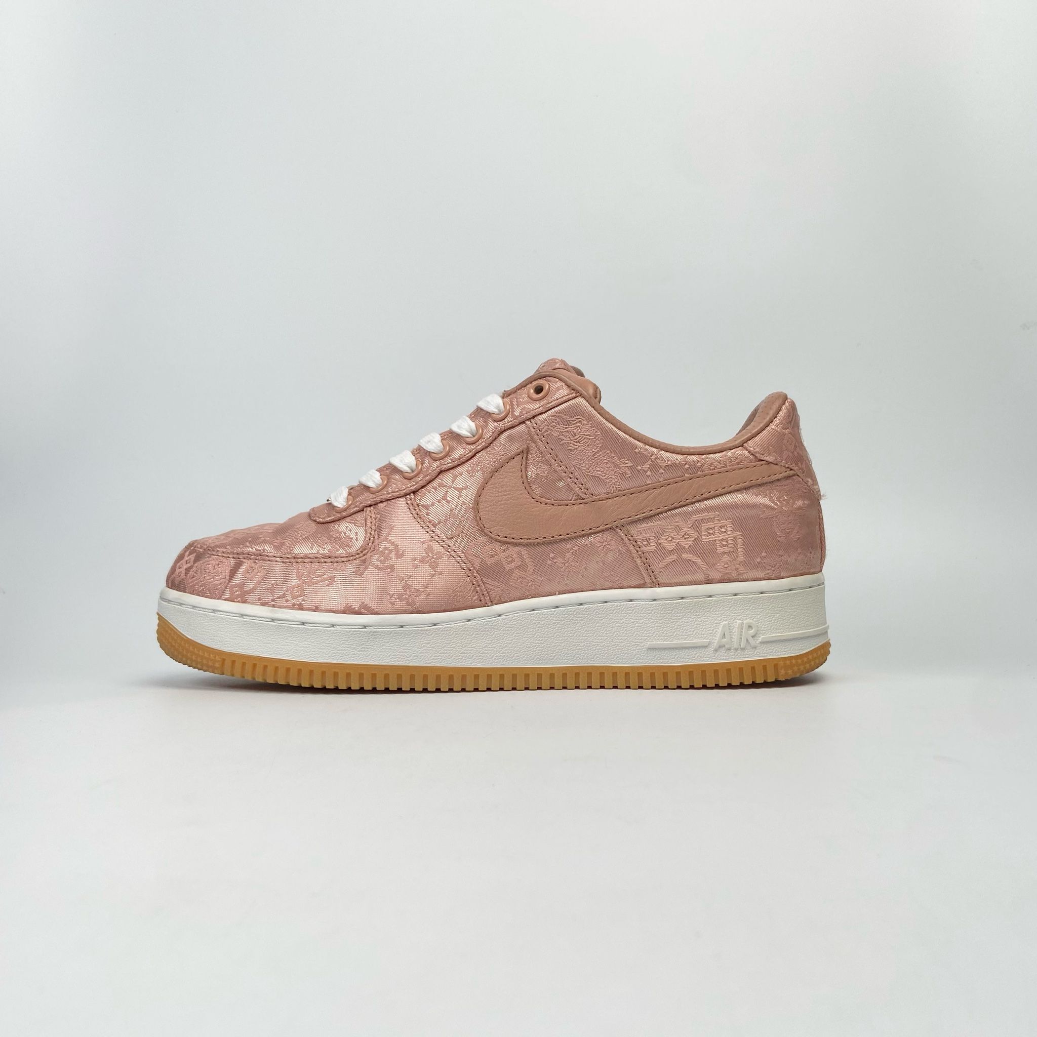 CLOT X NIKE AIR FORCE 1 LOW PREMIUM ROSE GOLD SILK CJ5290-600