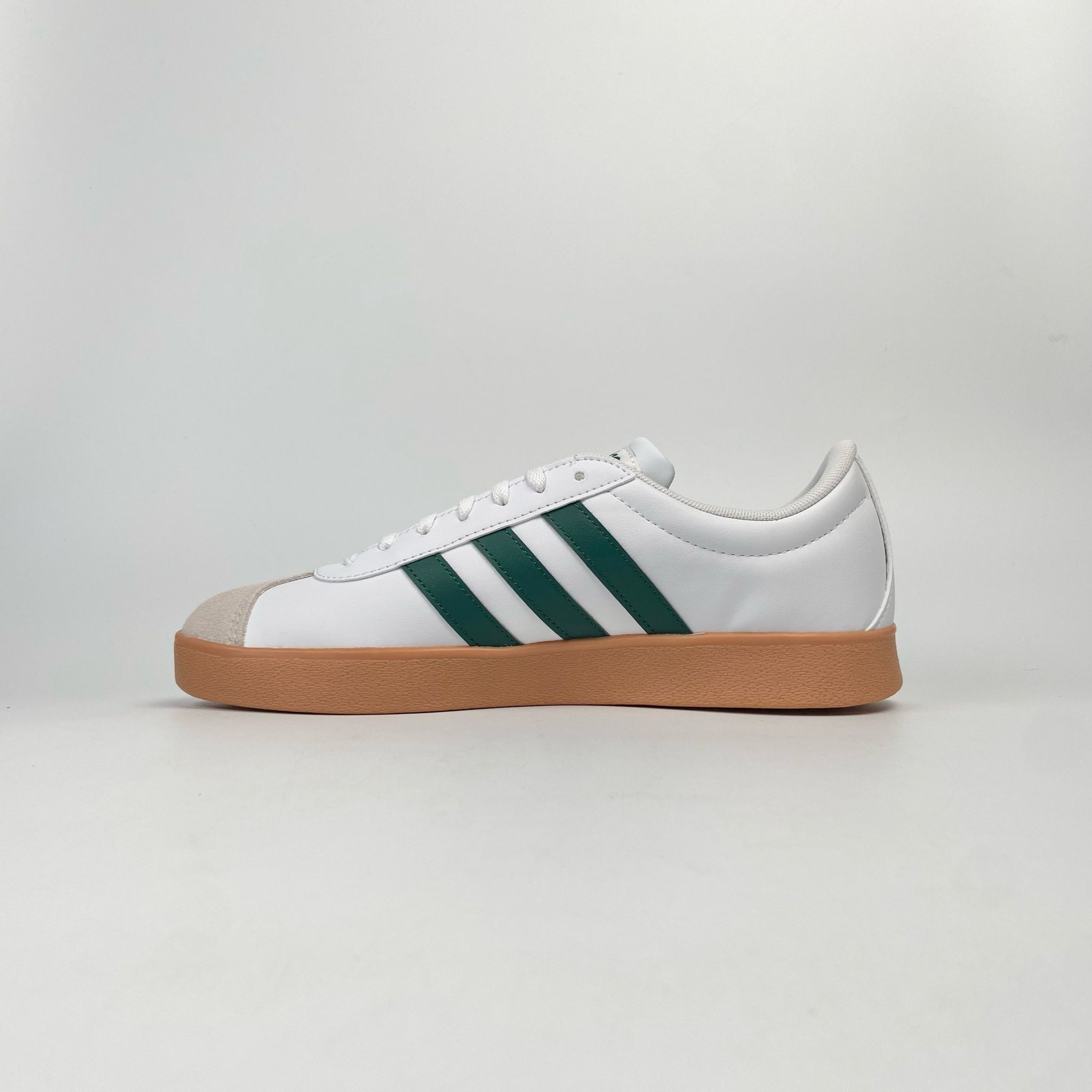 ADIDAS VL COURT BASE CLOUD WHITE COLLEGIATE GREEN ID3710