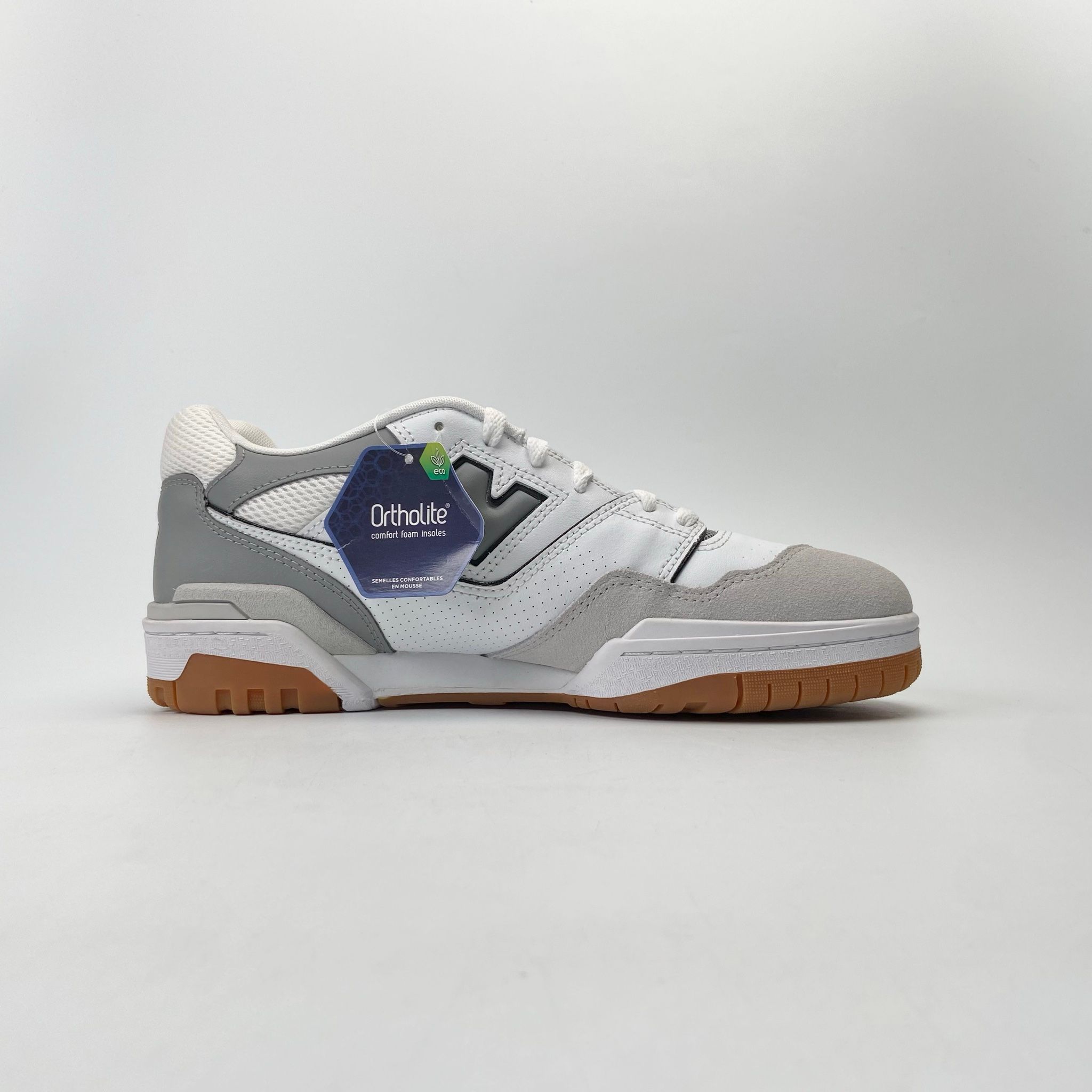 NEW BALANCE 550 WHITE SLATE GUM BB550ESC
