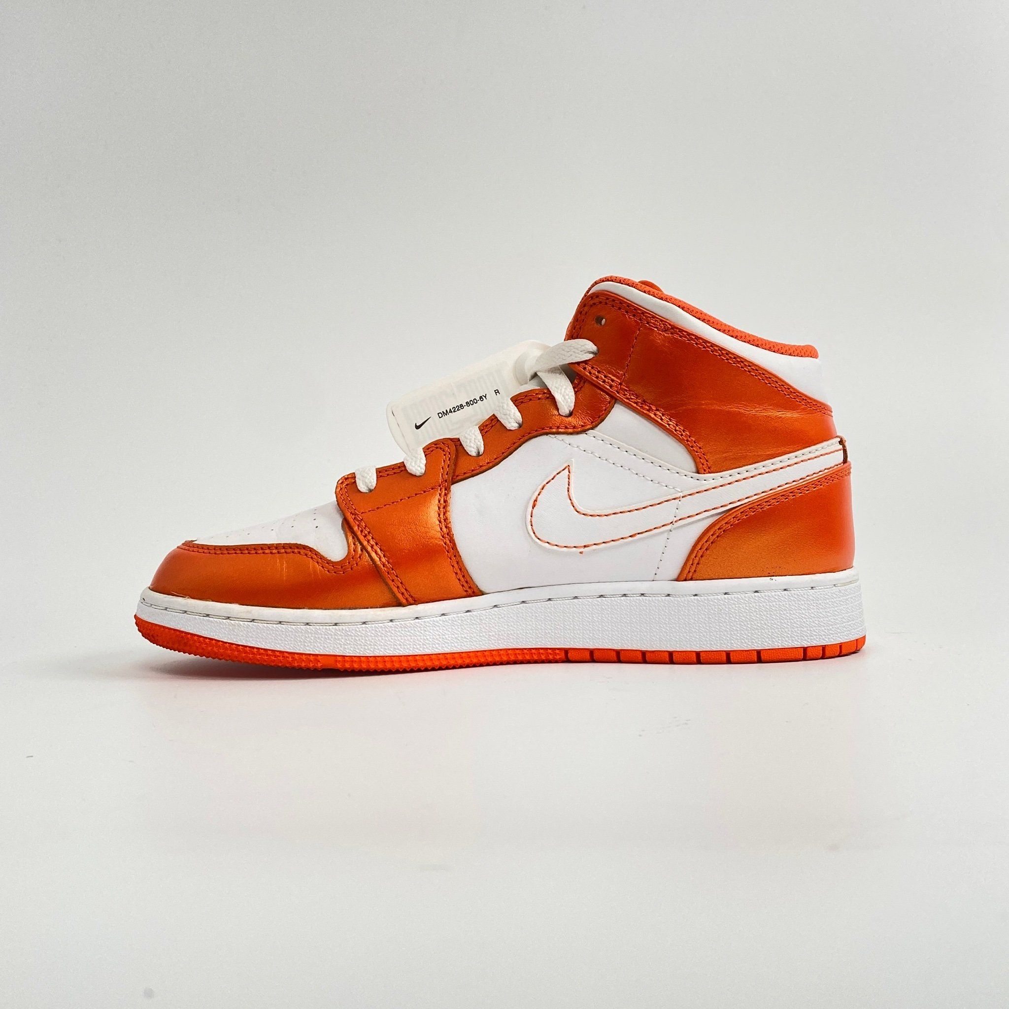 NIKE JORDAN 1 MID METALLIC ORANGE (GS) - DM4228-800