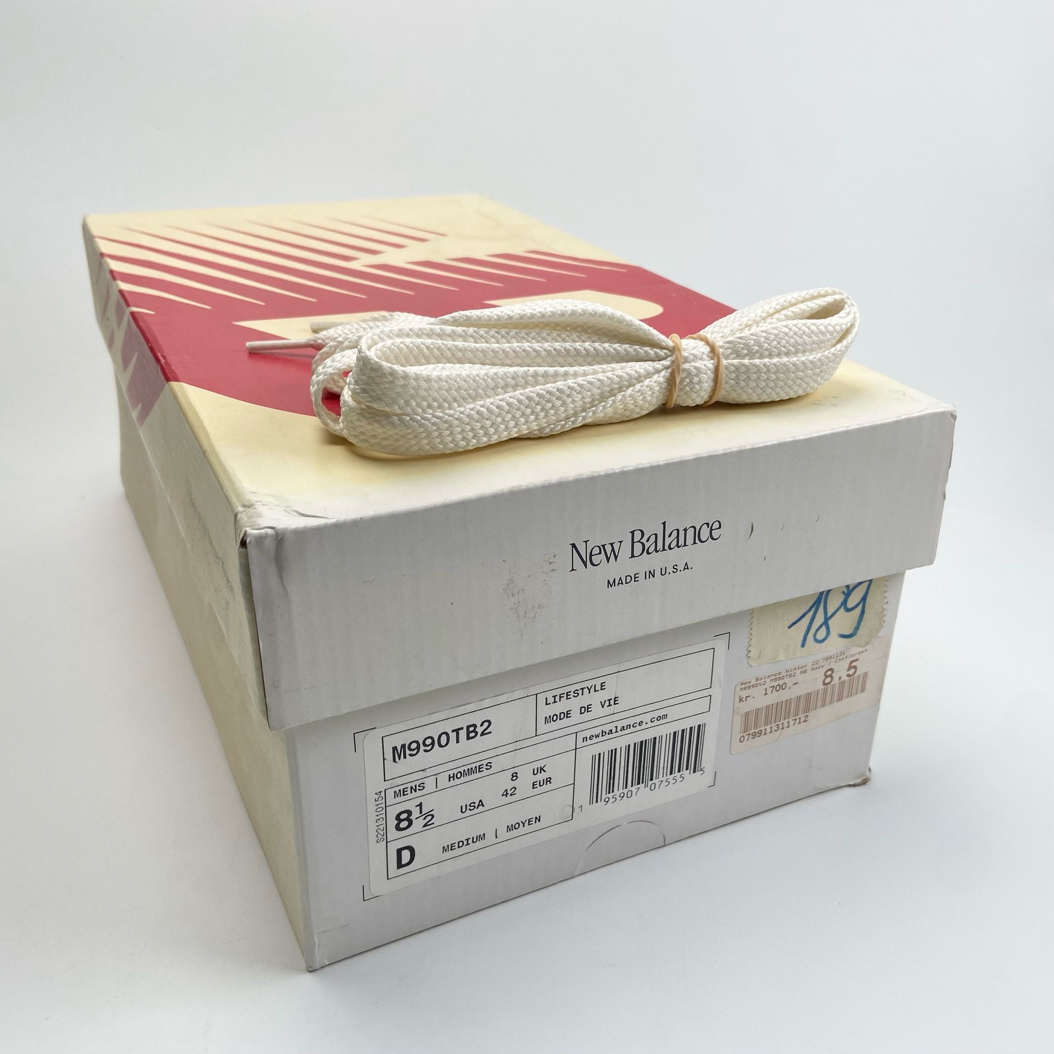 NEW BALANCE 990V2 MIUSA TEDDY SANTIS NAVY CASTLEROCK M990TB2