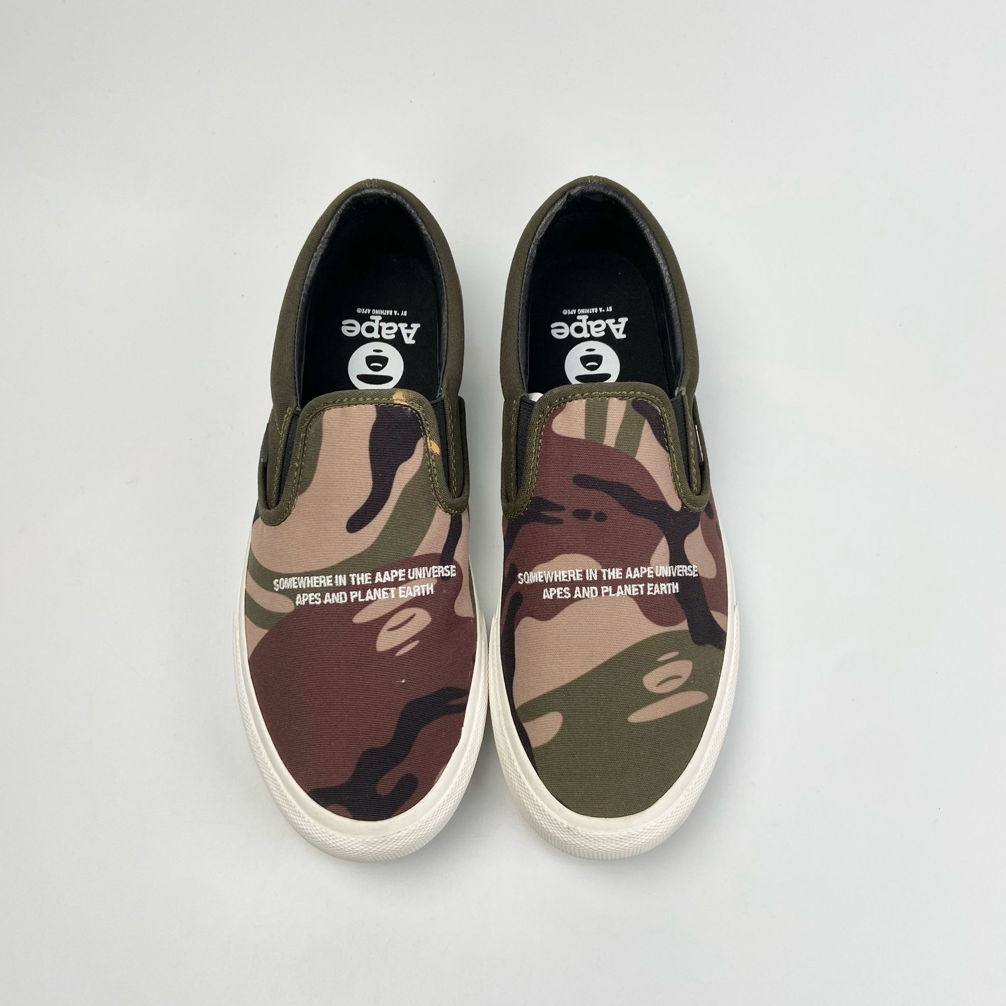 BAPE AAPE SLIP-ON GREEN CAMO AAPSHM6759XXG GRZ