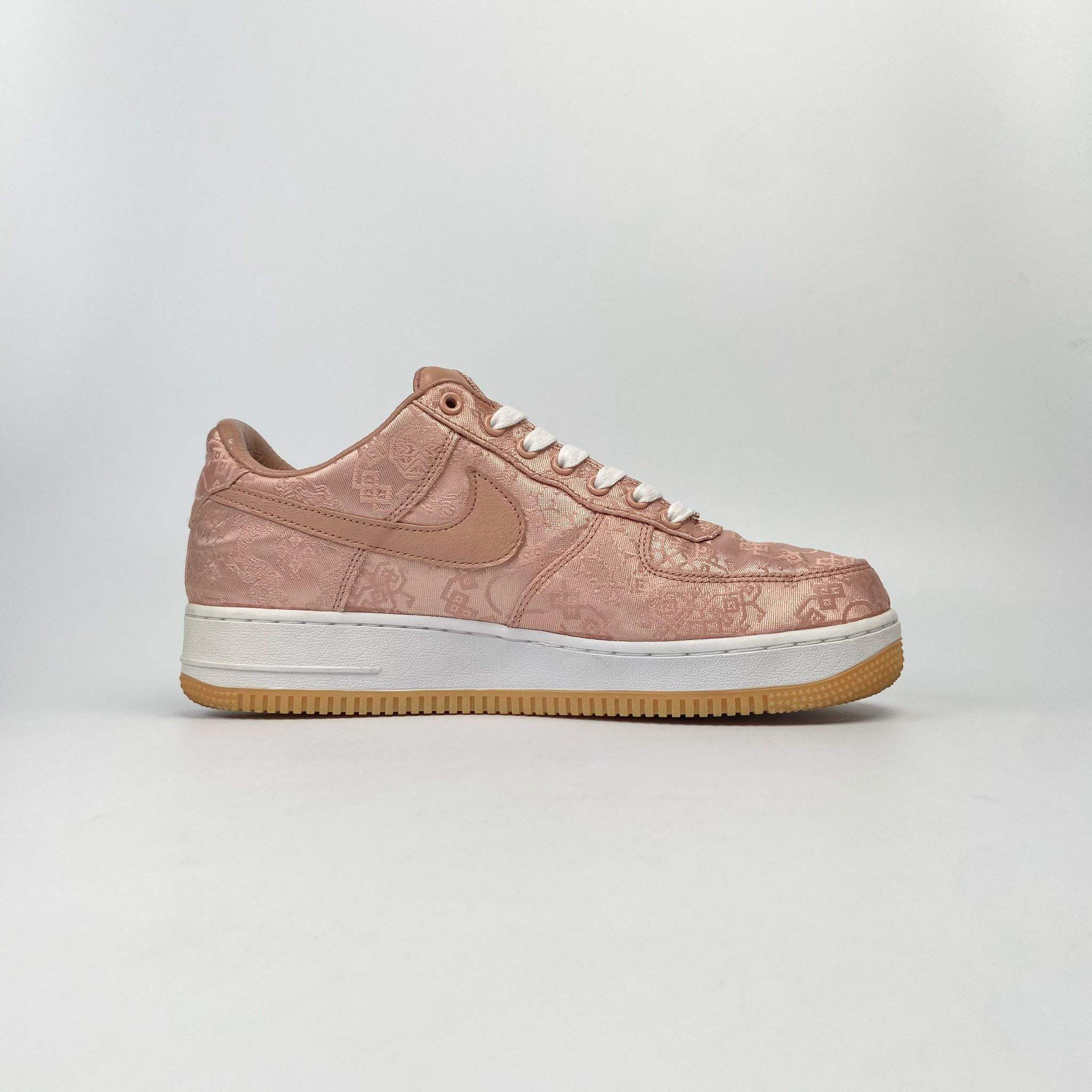 CLOT X NIKE AIR FORCE 1 LOW PREMIUM ROSE GOLD SILK CJ5290-600