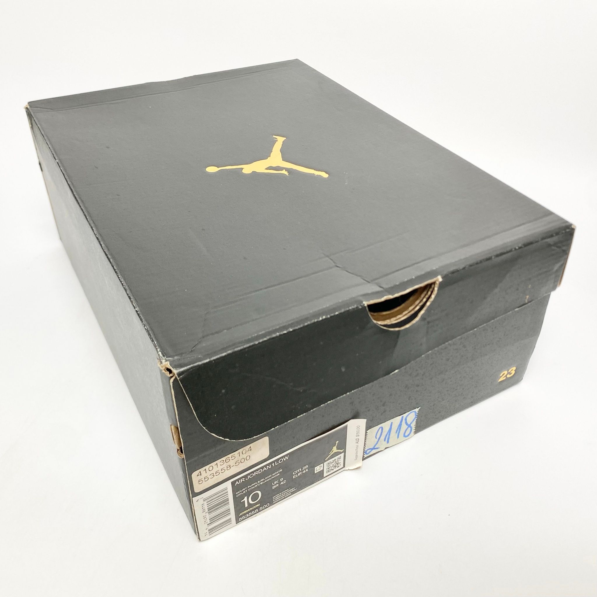 NIKE AIR JORDAN 1 LOW COURT PURPLE 553558-500