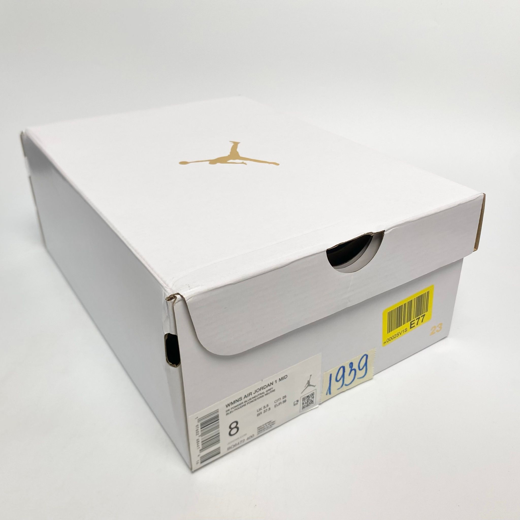 NIKE AIR JORDAN 1 MID DARK POWDER BLUE - BQ6472-400