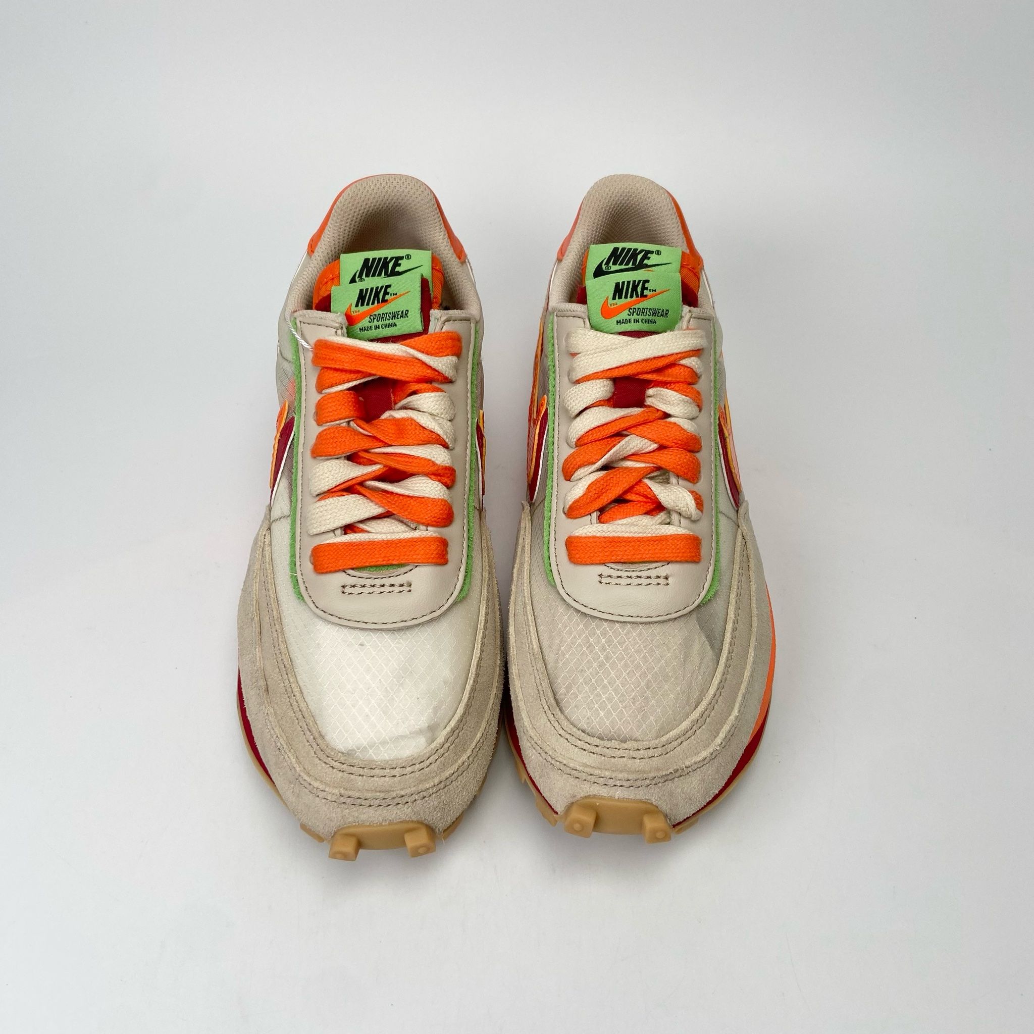 NIKE SACAI X CLOT X LDWAFFLE ‘NET ORANGE BLAZE’ DH1347-100
