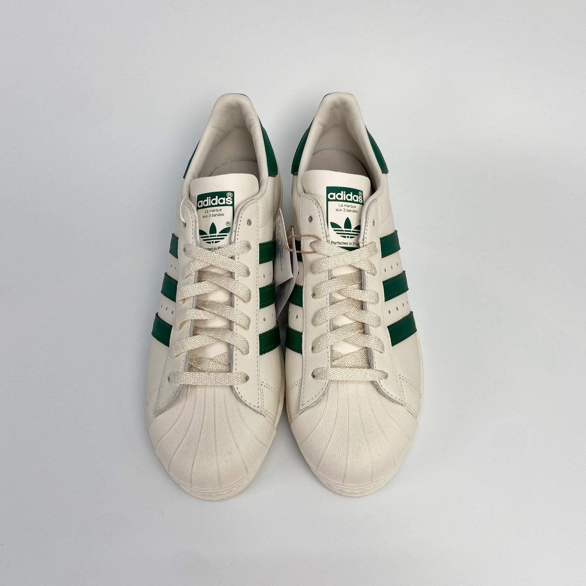 ADIDAS SUPERSTAR 82 WHITE DARK GREEN - GW6011