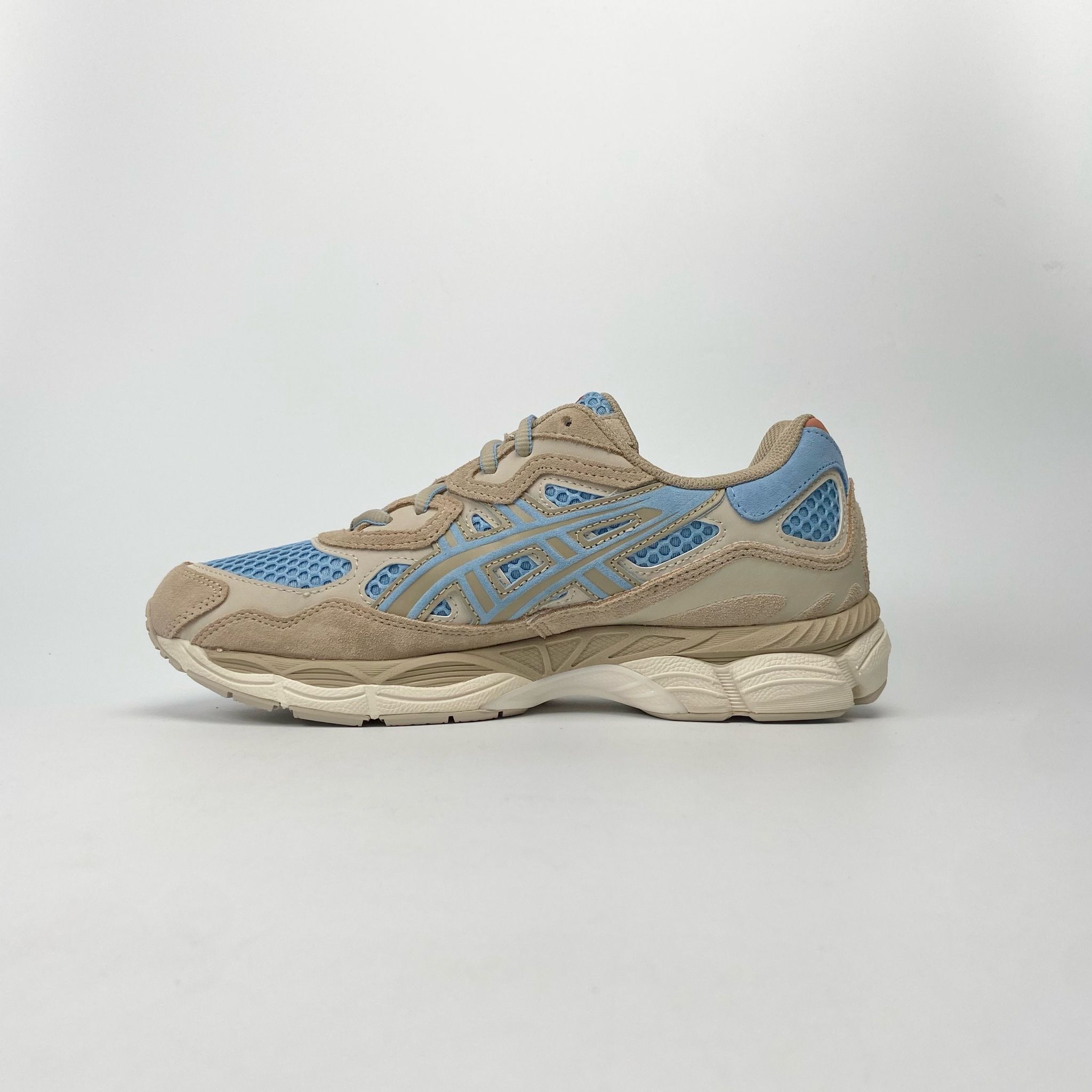 ASICS GEL-NYC BEIGE BLUE 1203A372-401