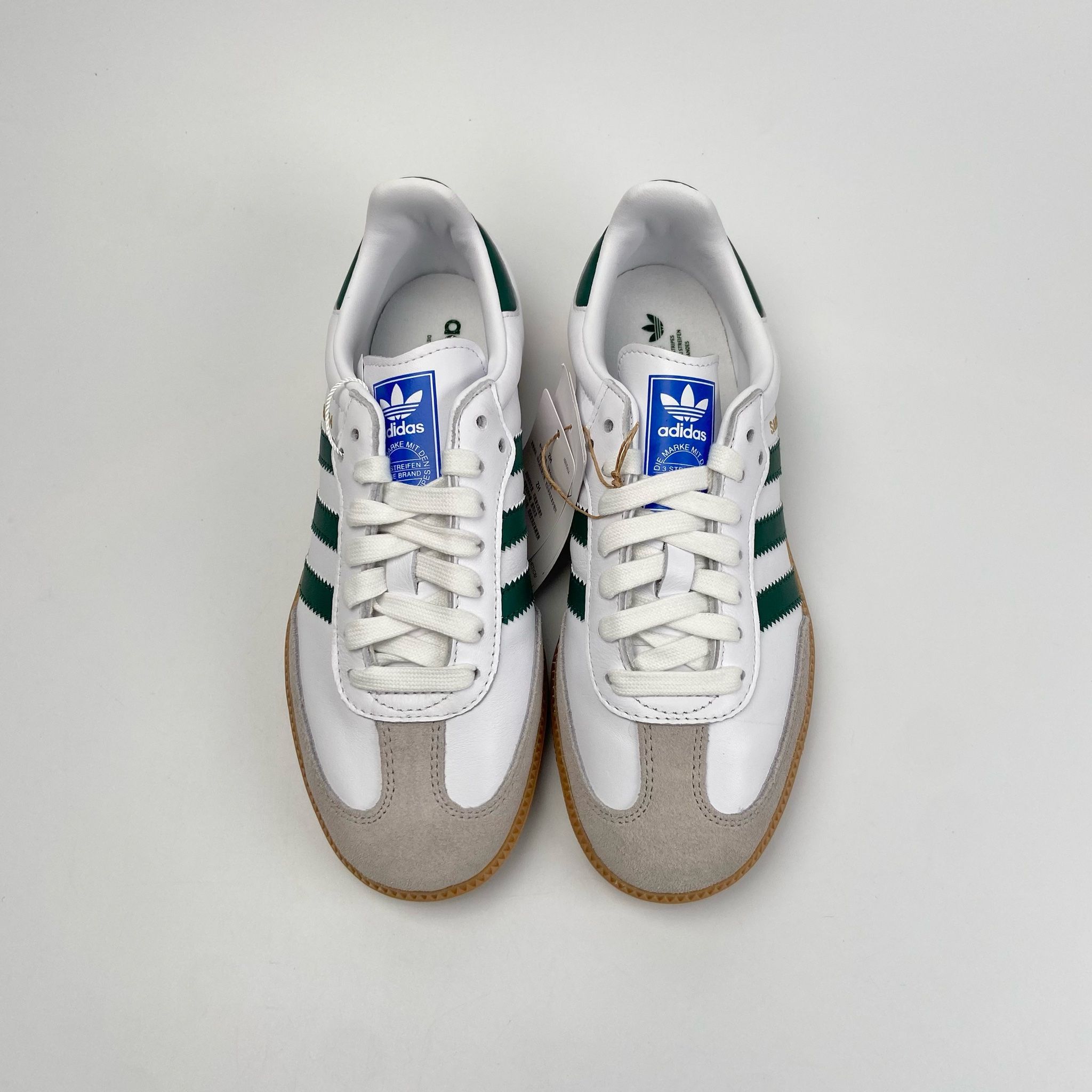 ADIDAS SAMBA OG WHITE COLLEGIATE GREEN GUM IE3437