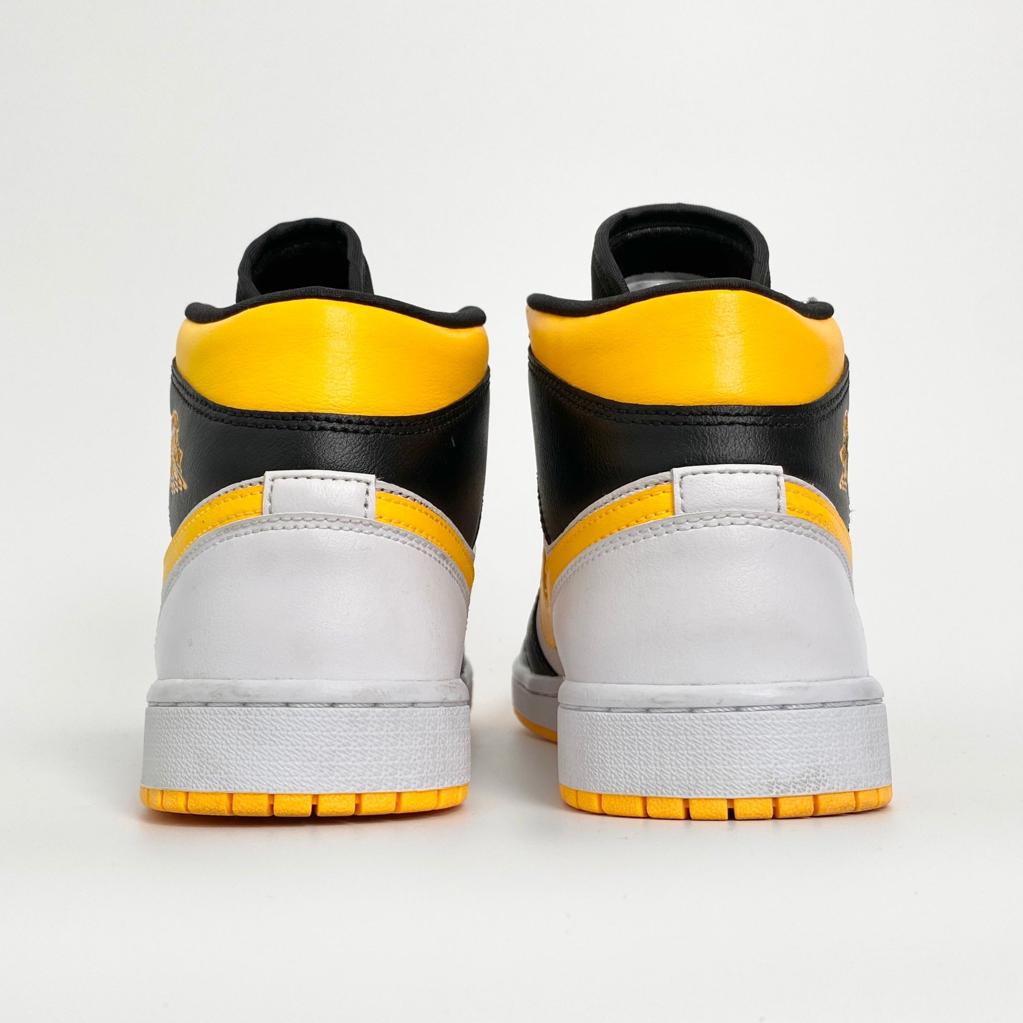 NIKE JORDAN 1 MID LASER ORANGE BLACK - CV5276-107