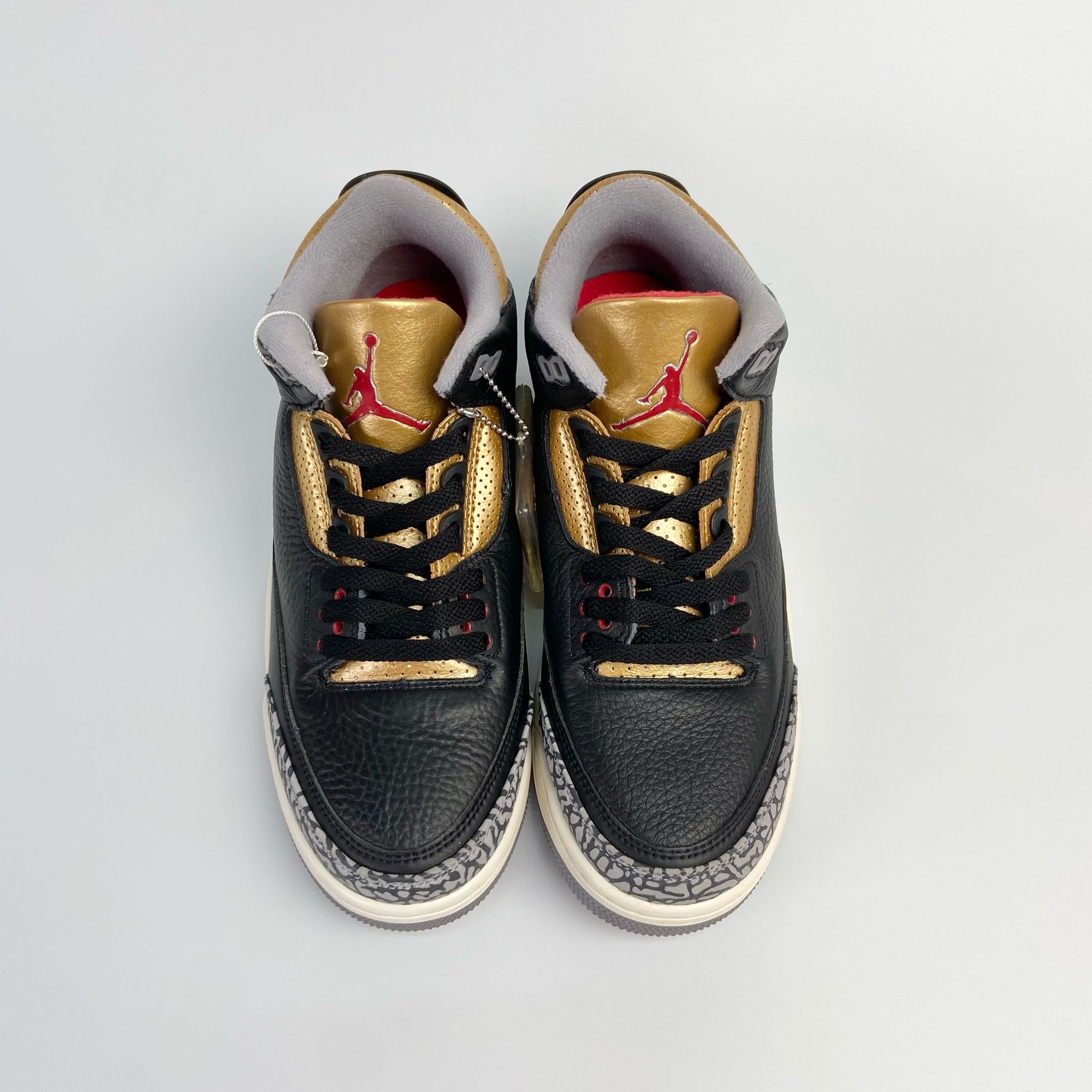 NIKE AIR JORDAN 3 RETRO BLACK CEMENT GOLD - CK9246-067