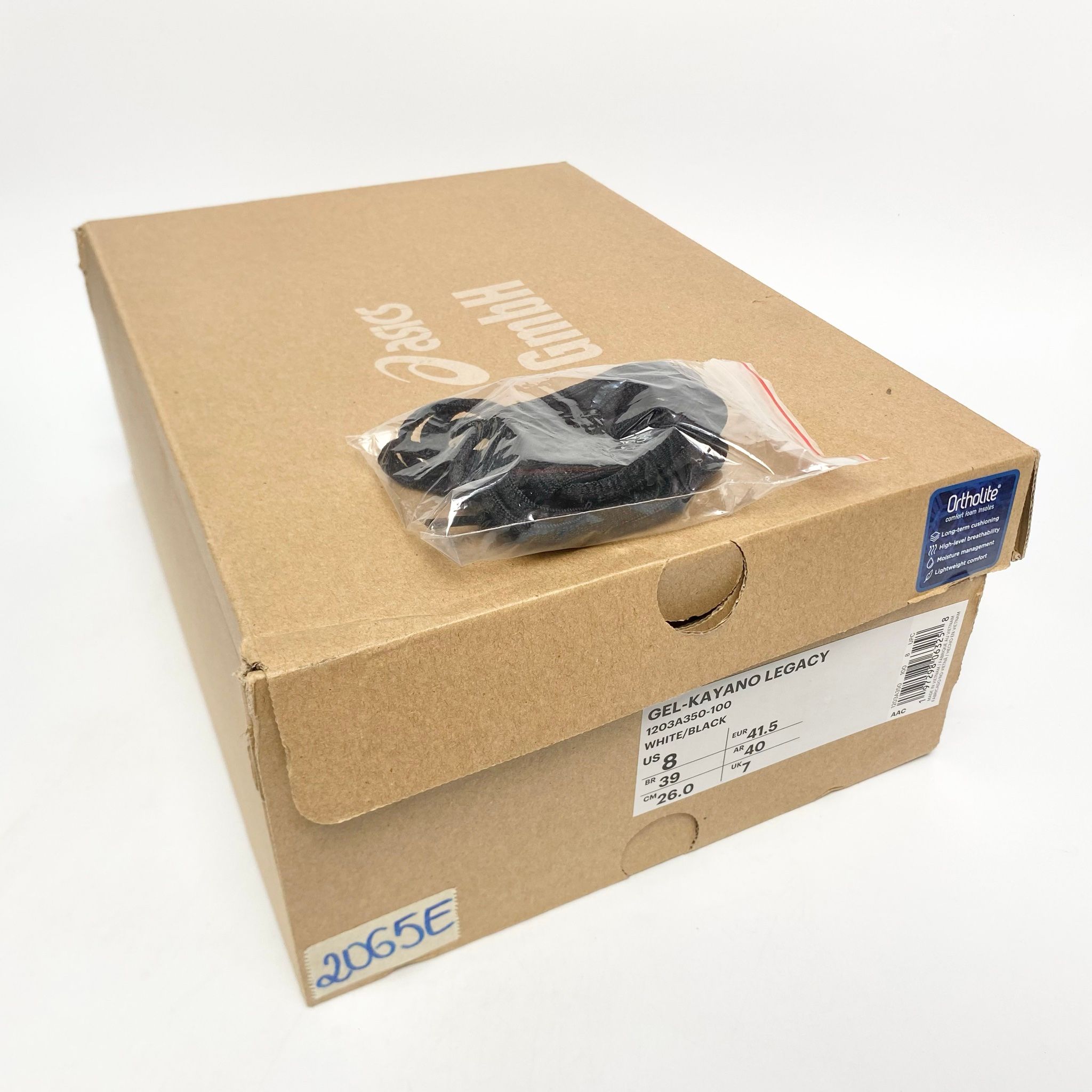 ASICS GEL-KAYANO LEGACY X GMBH WHITE BLACK 1203A350-100