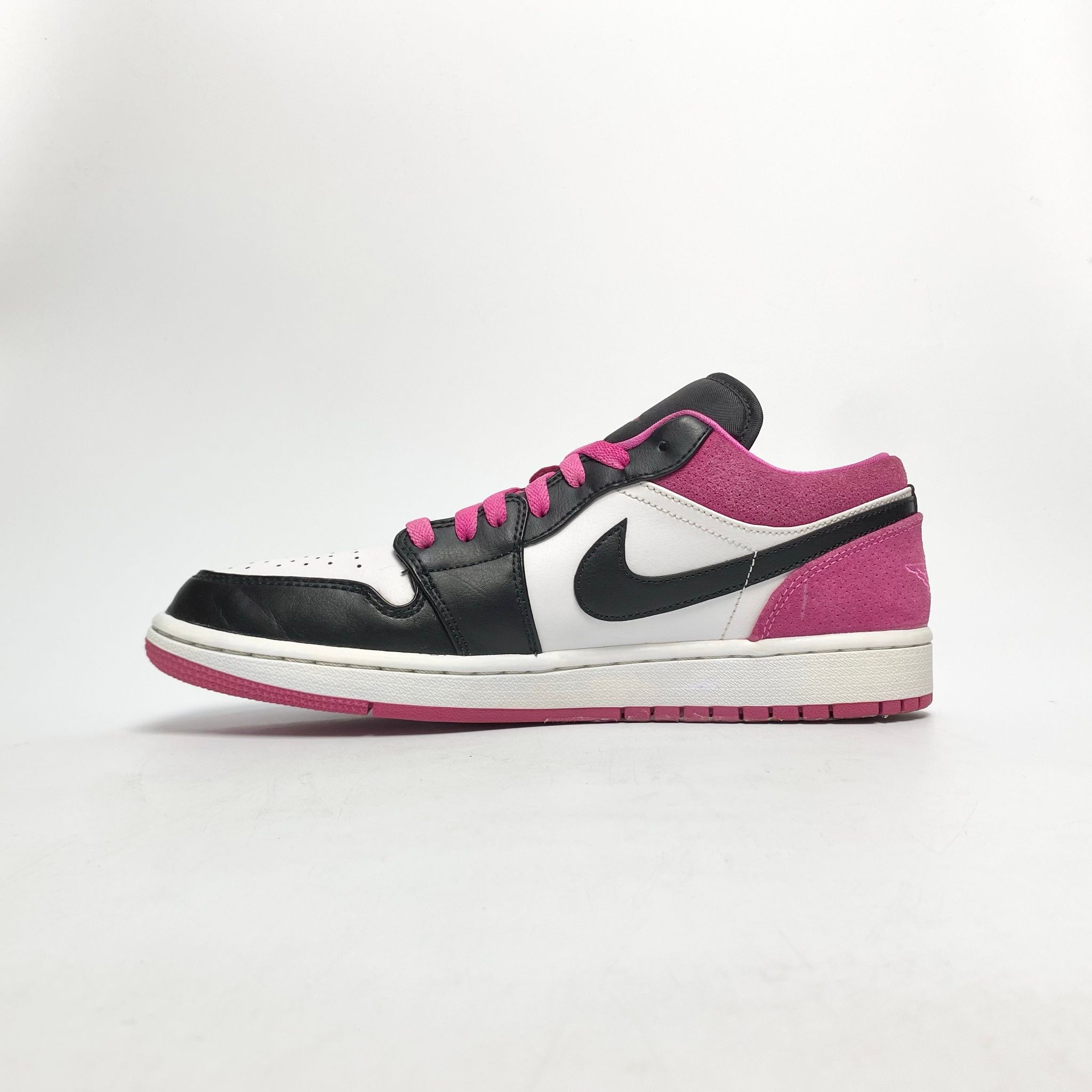 NIKE AIR JORDAN 1 LOW BLACK ACTIVE FUCHSIA CK3022-005