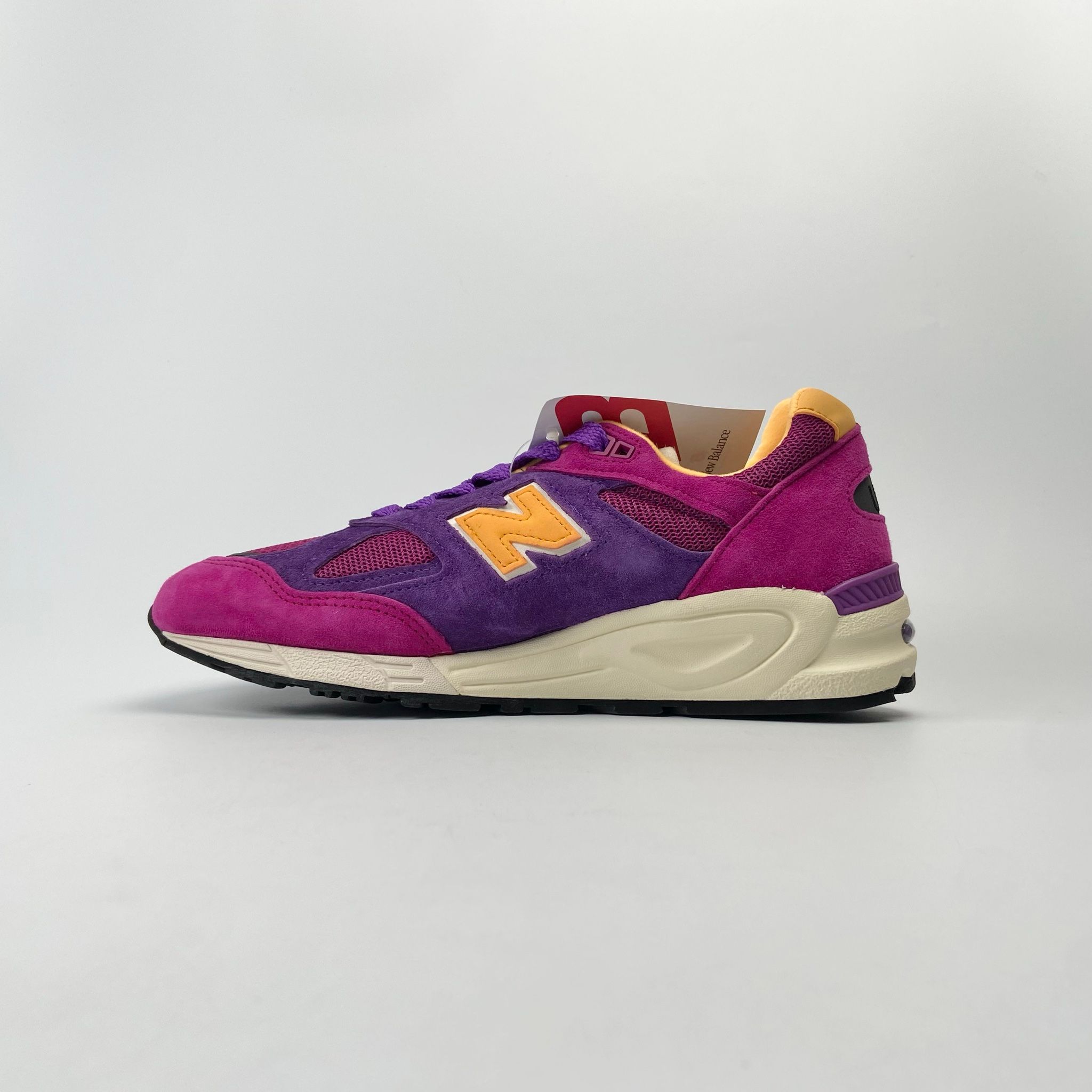 NEW BALANCE 990v2 MIUSA TEDDY SANTIS PURPLE YELLOW M990PY2