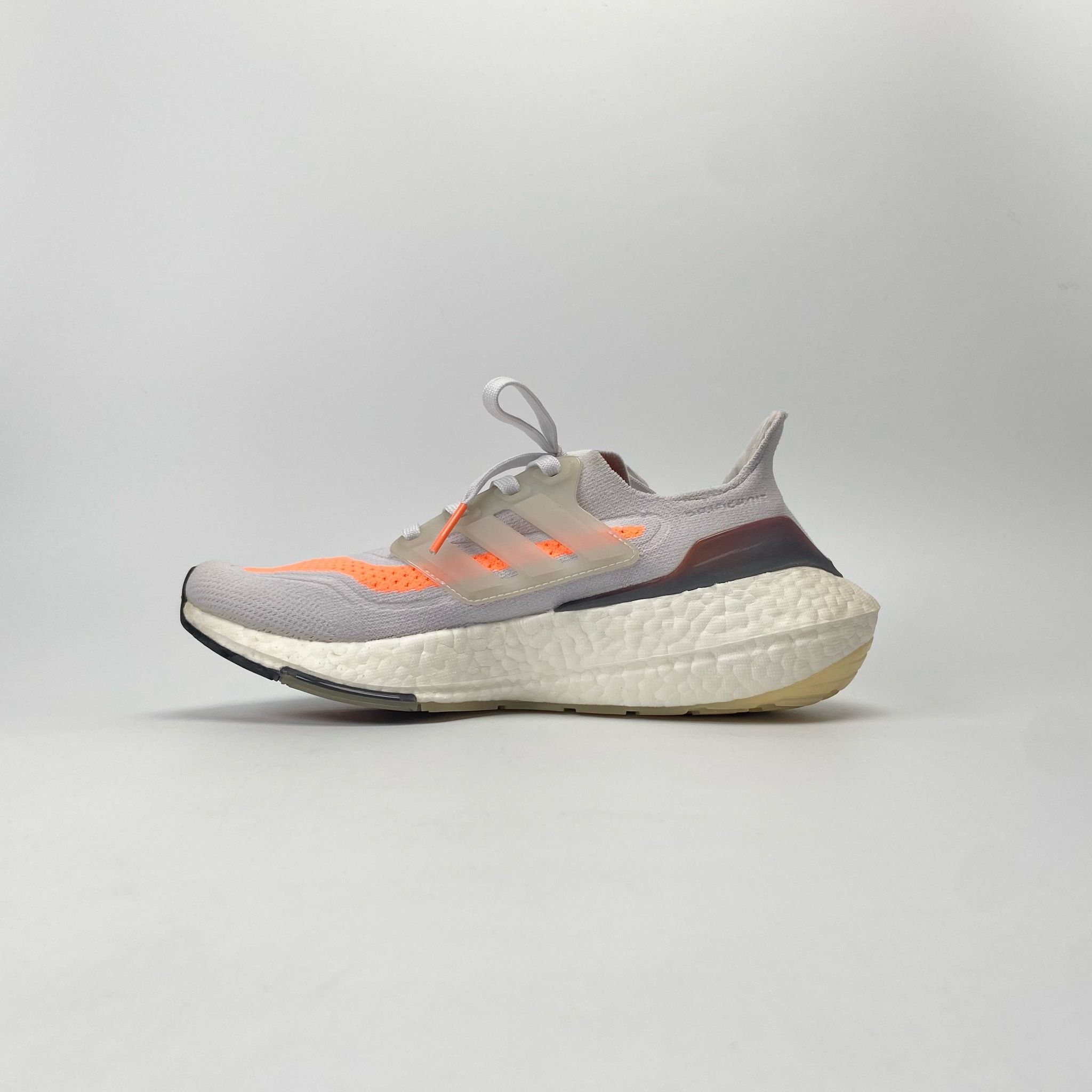 ADIDAS ULTRABOOST 21 GREY SCREAMING ORANGE FY0375
