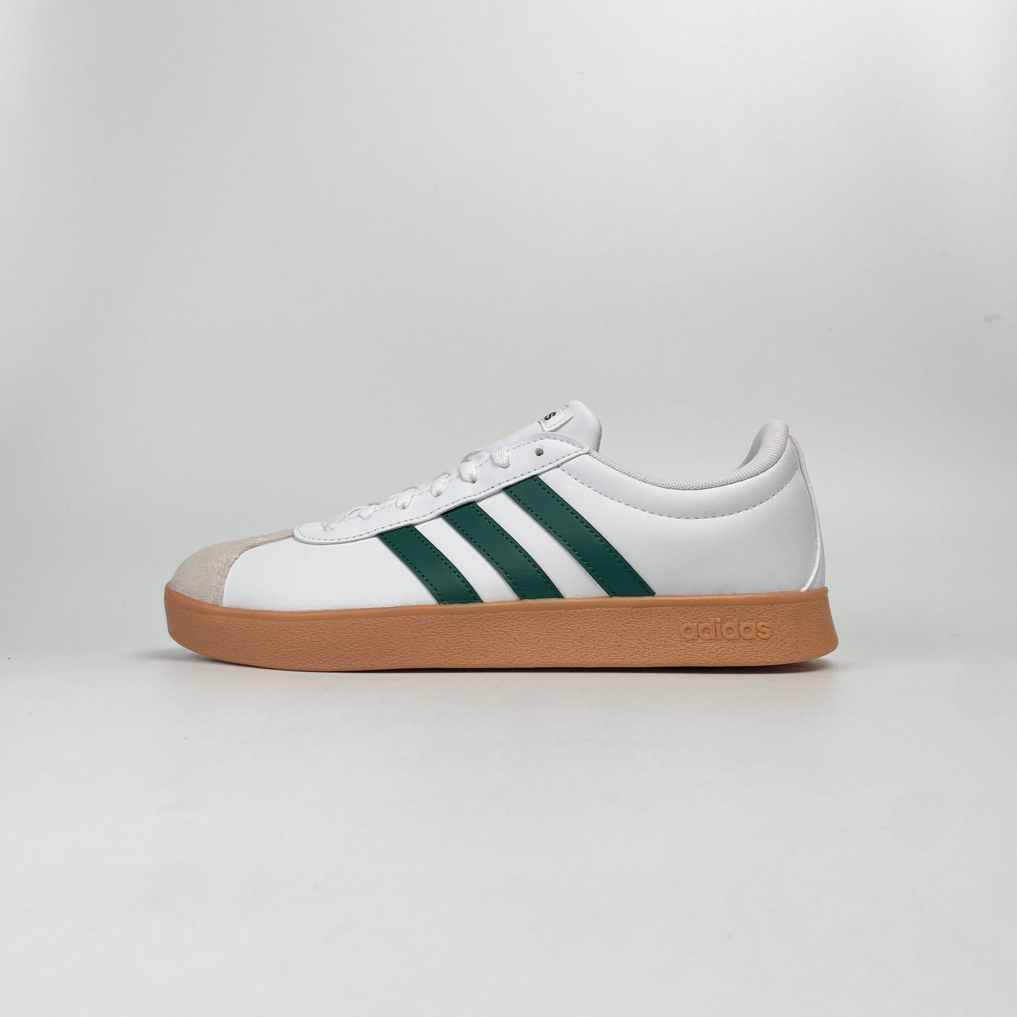 ADIDAS VL COURT BASE CLOUD WHITE COLLEGIATE GREEN ID3710