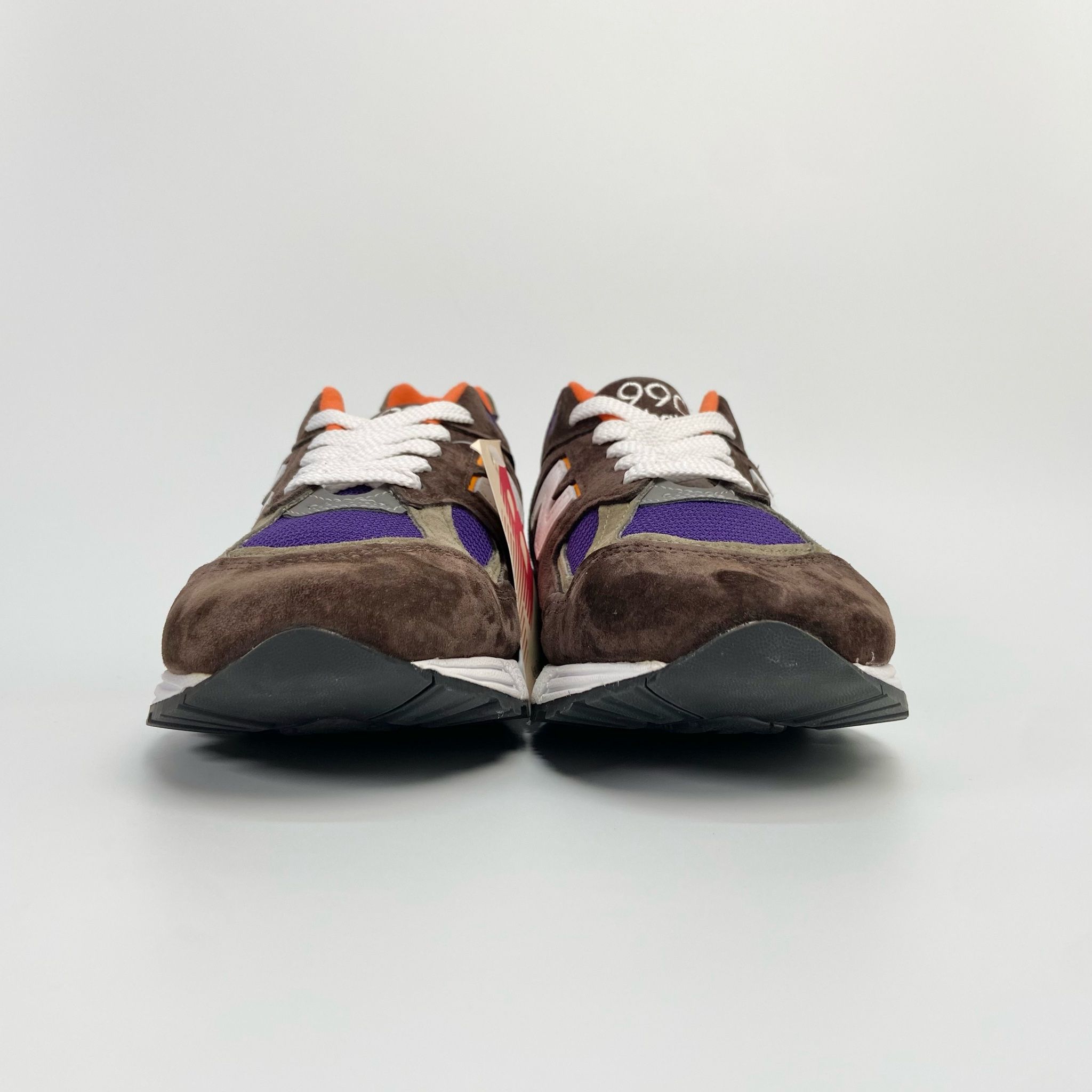 NEW BALANCE TEDDY SANTIS X 990V2 BROWN PURPLE M990BR2