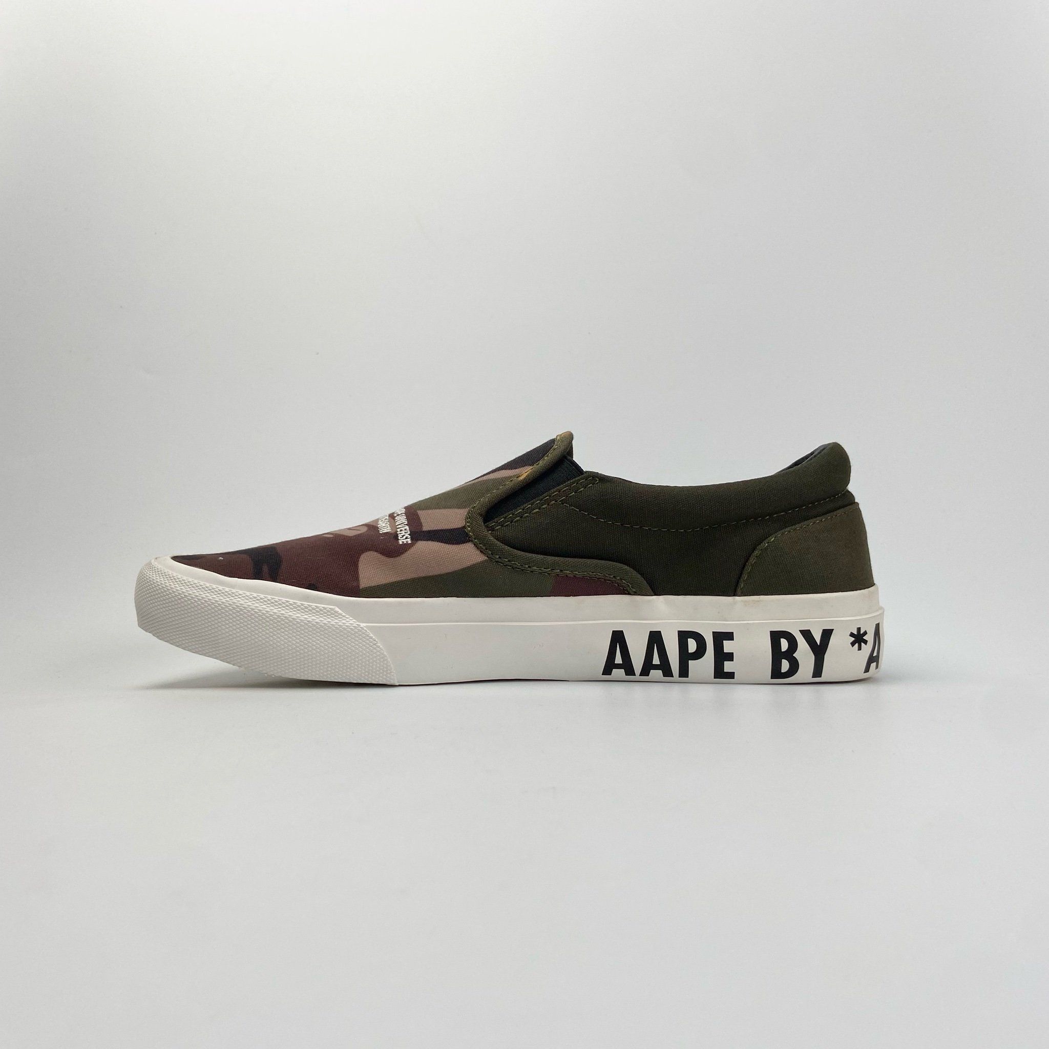BAPE AAPE SLIP-ON GREEN CAMO AAPSHM6759XXG GRZ