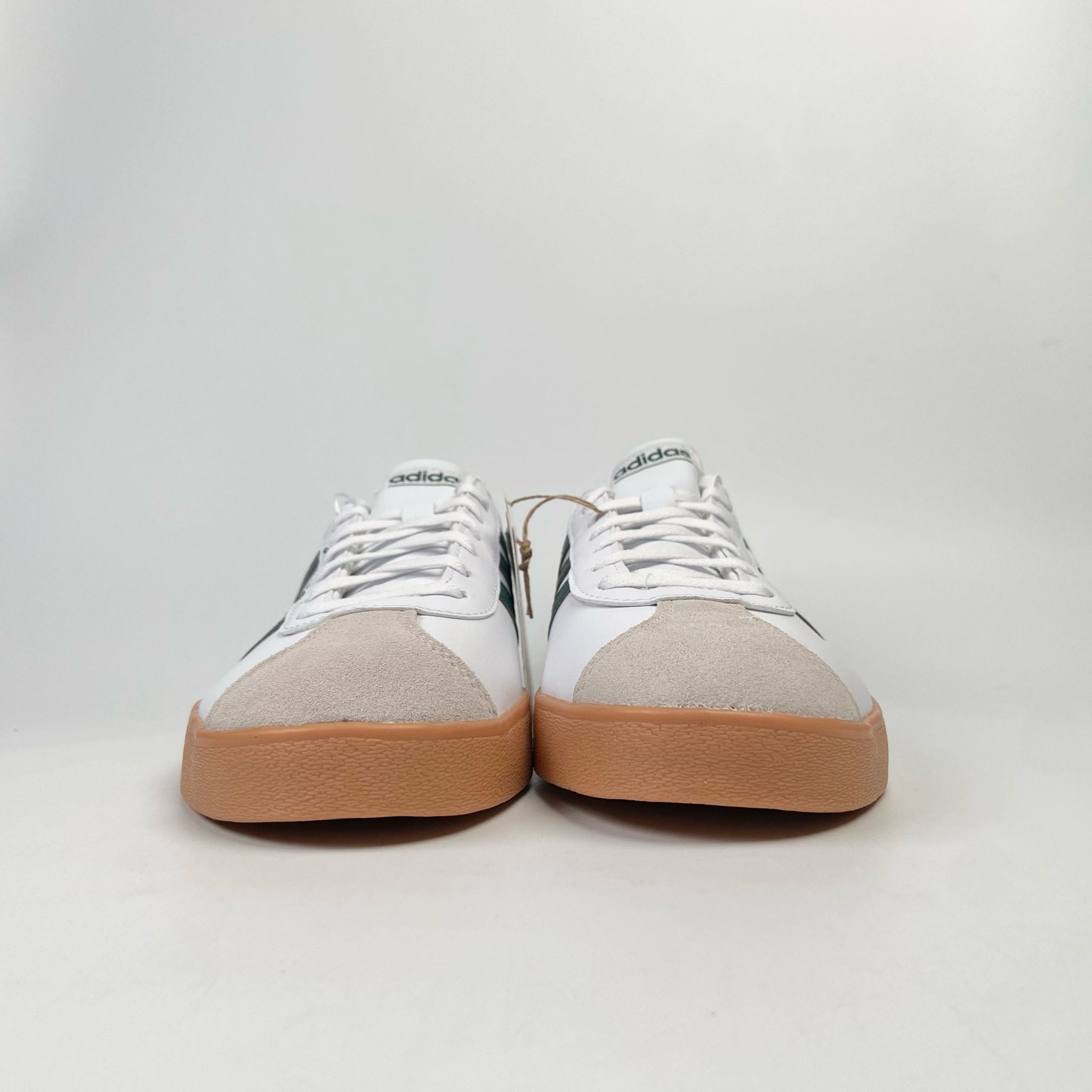 ADIDAS VL COURT BASE CLOUD WHITE COLLEGIATE GREEN ID3710