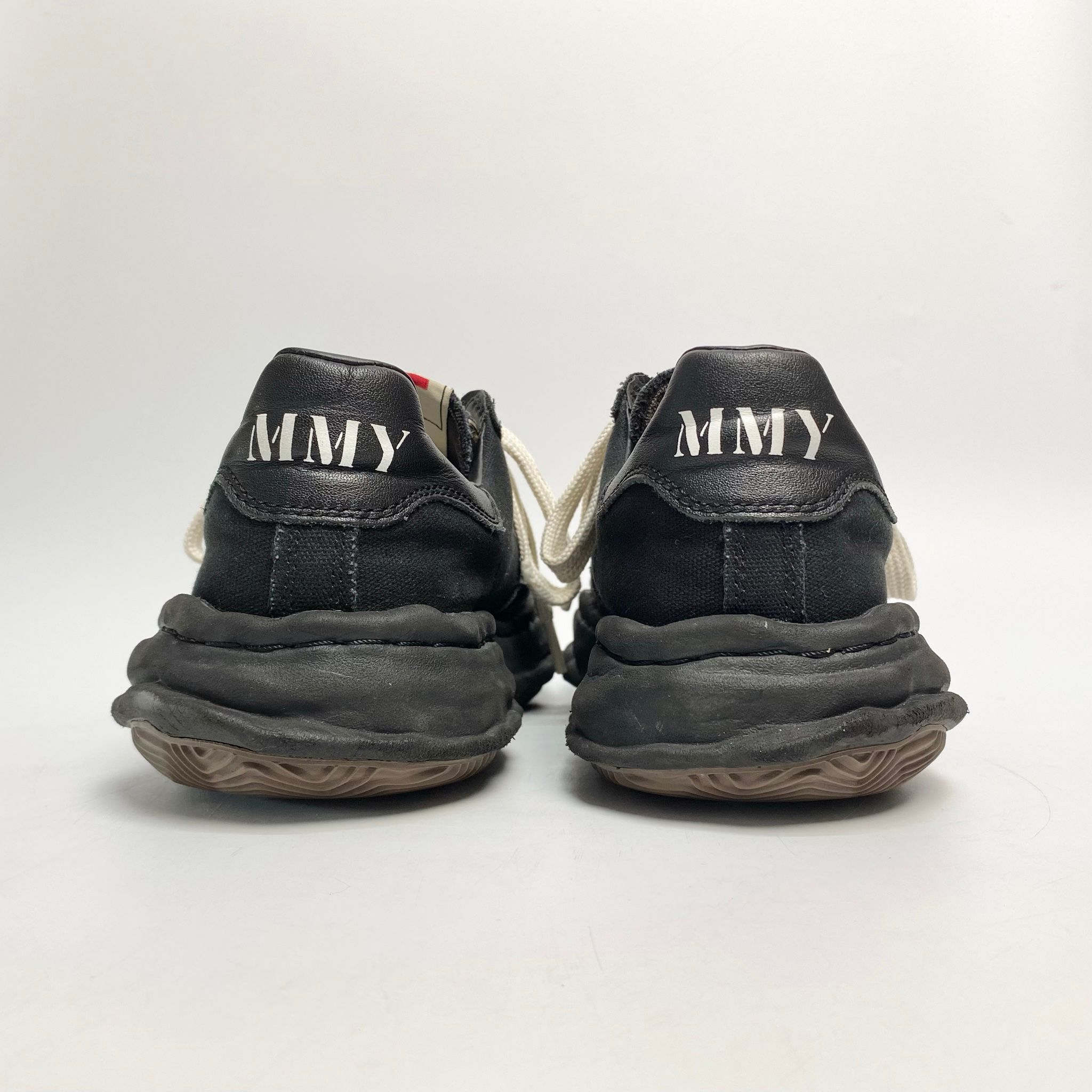 MAISON MIHARA YASUHIRO BLAKEY OG SOLE CANVAS LOW-TOP SNEAKER BLACK A08FW735