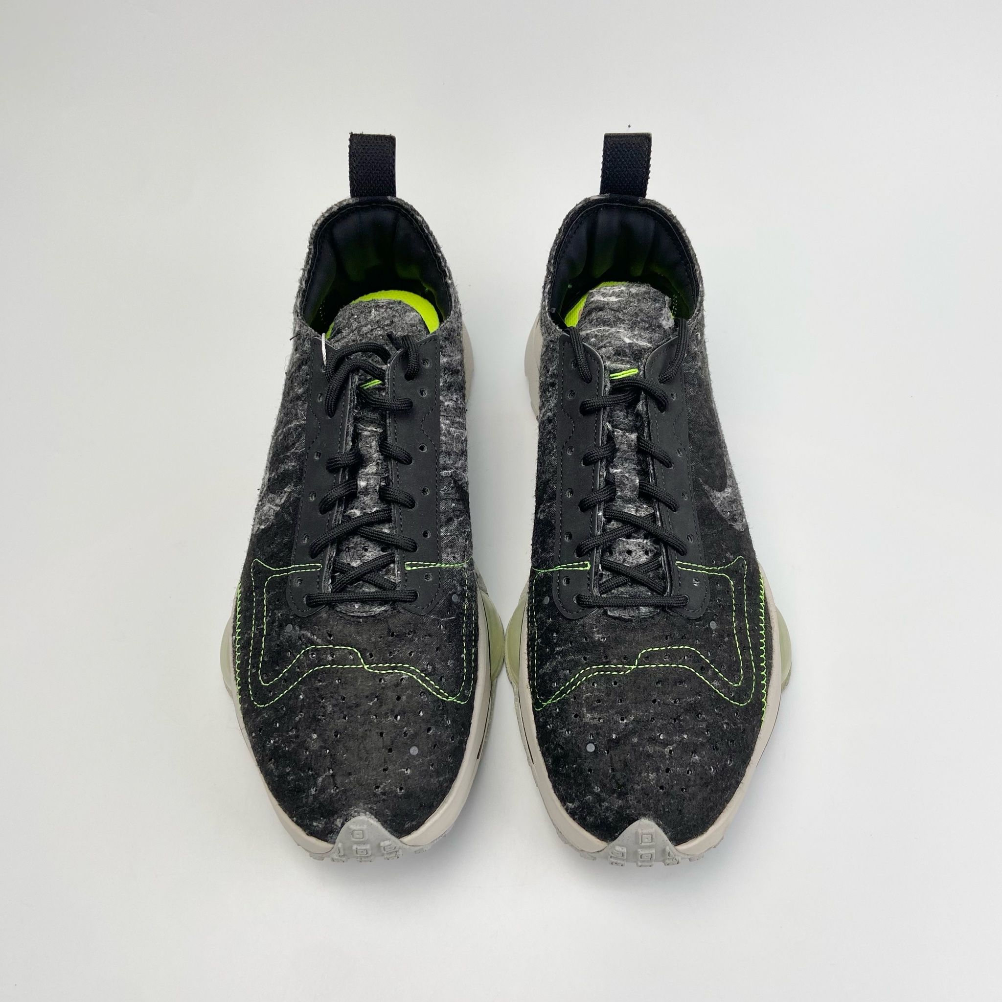 NIKE AIR ZOOM-TYPE M2Z2 RECYCLED WOOL PACK - BLACK ELECTRIC GREEN - CW7157-001