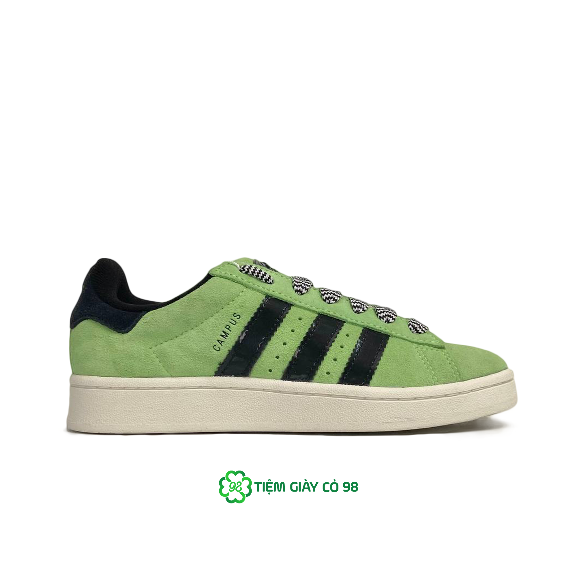 ADIDAS ORIGINALS CAMPUS 00S SOLAR GREEN BLACK - HQ4409