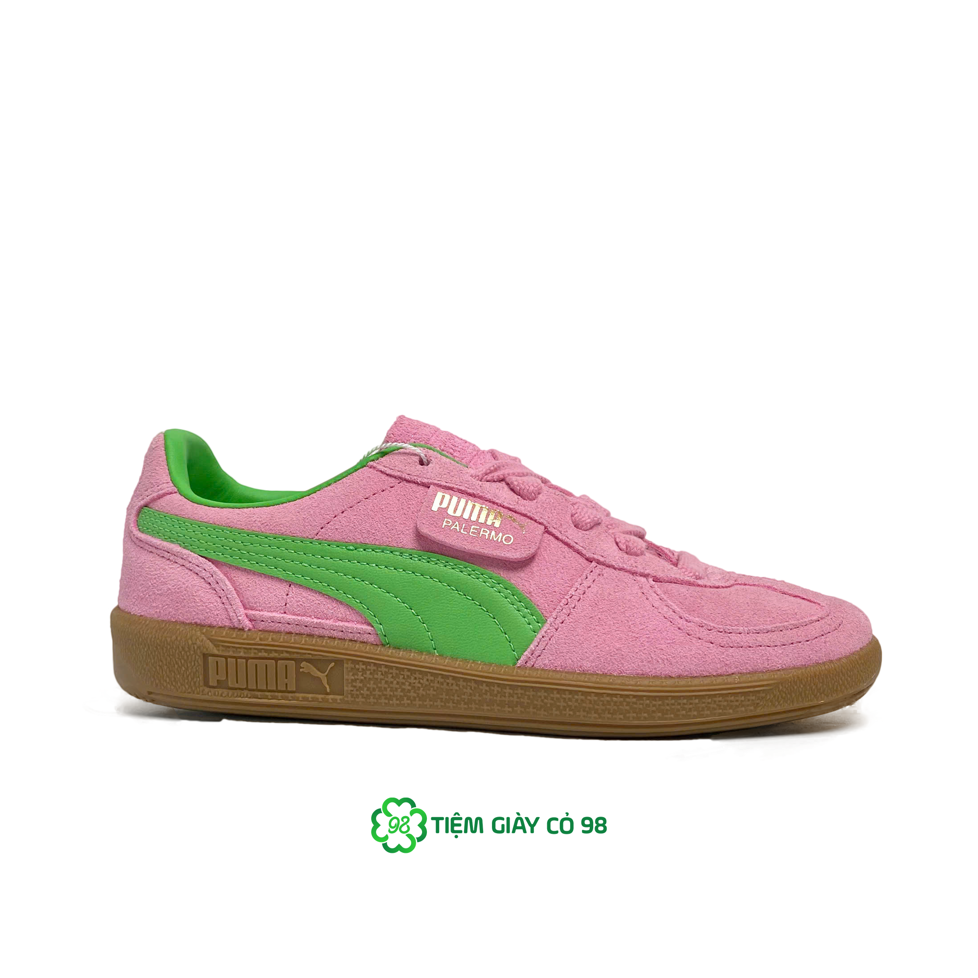 PUMA PALERMO PINK GREEN GUM 397549-01