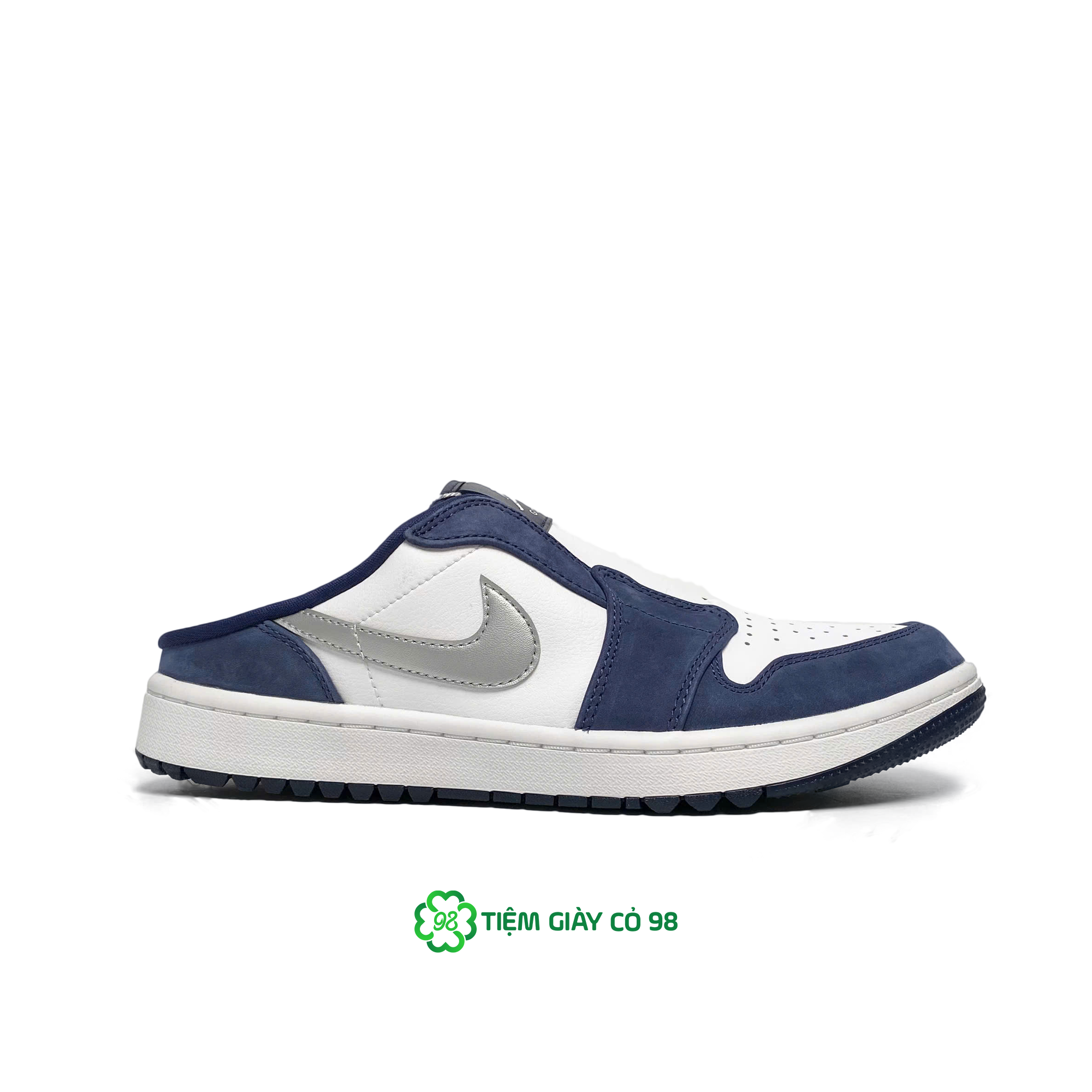 NIKE AIR JORDAN 1 LOW MULE GOLF MIDNIGHT NAVY FJ1214-102