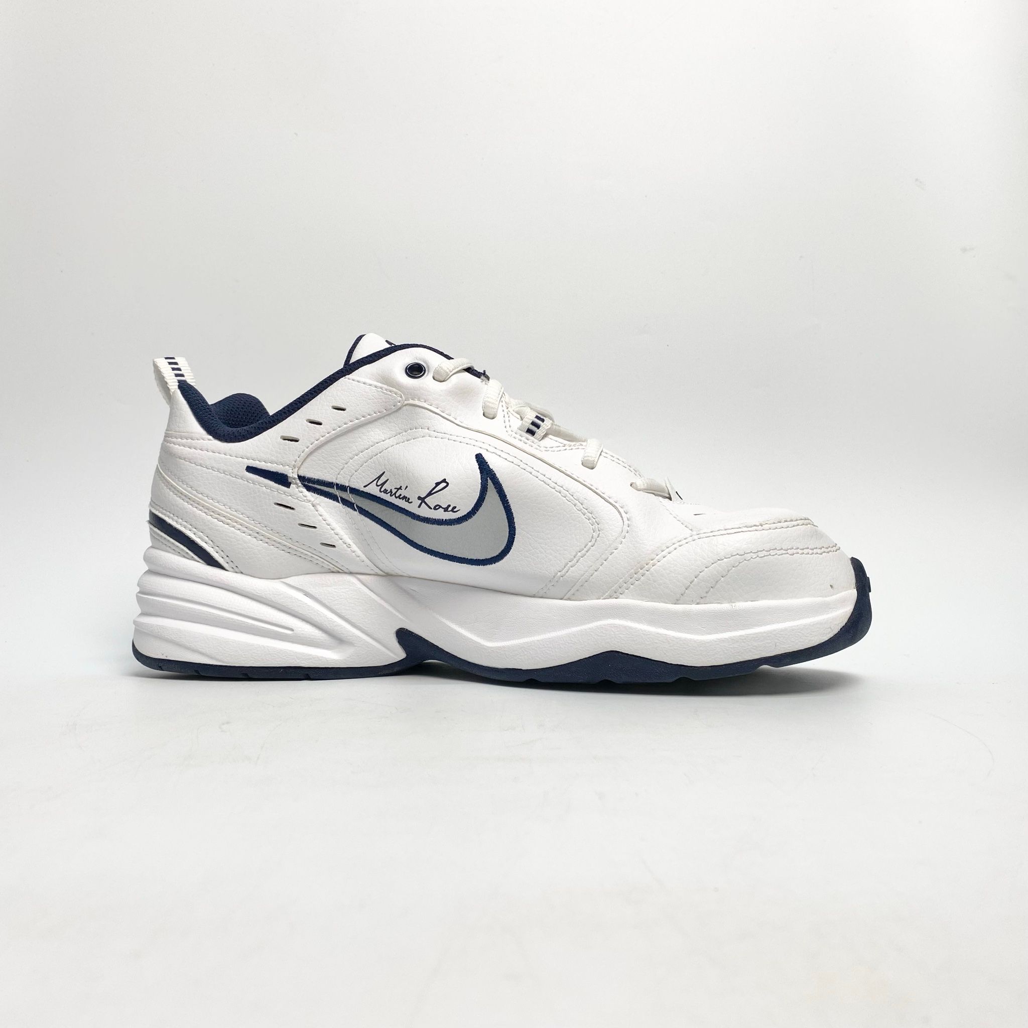 NIKE MARTINE ROSE X AIR MONARCH IV WHITE NAVY AT3147-100