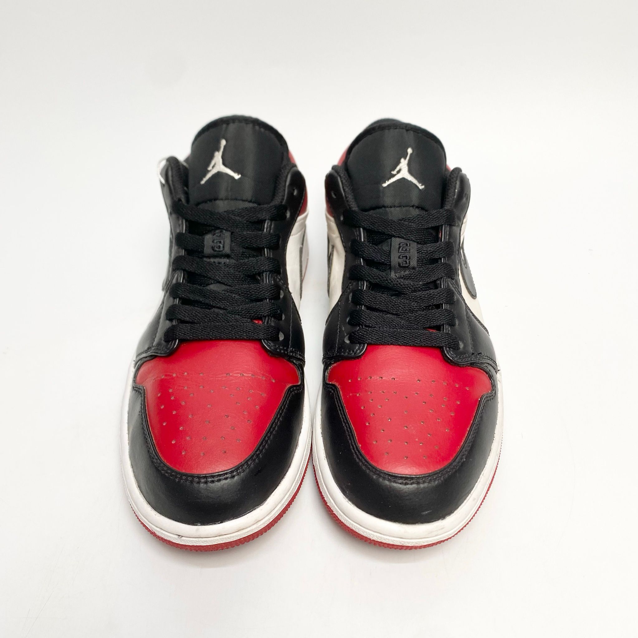 NIKE AIR JORDAN 1 LOW BRED TOE 553558-612