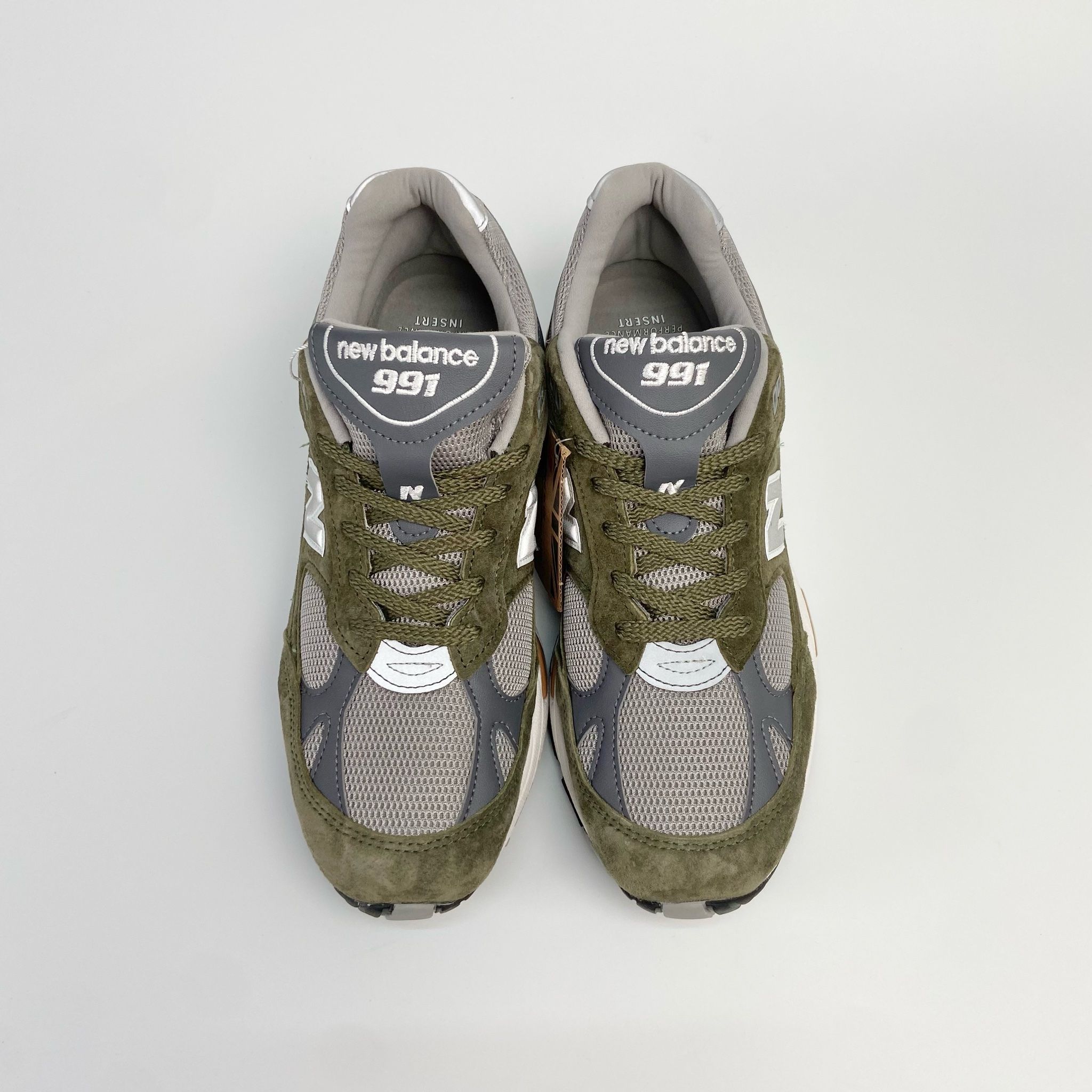 NEW BALANCE 991 MADE IN ENGLAND GREEN GREY M991GGT