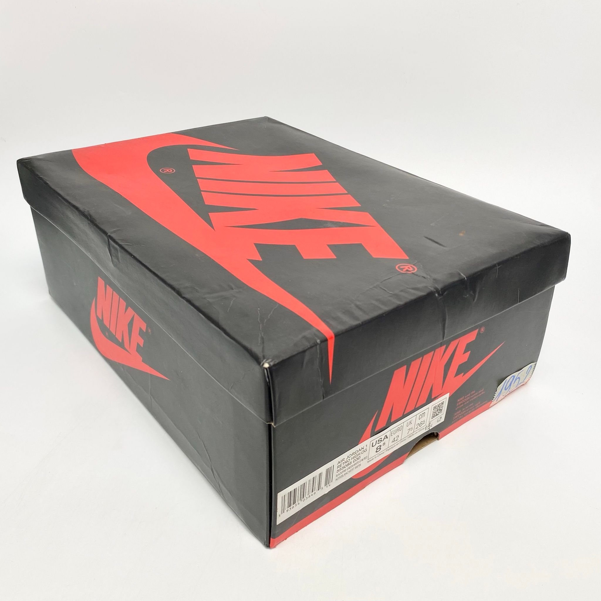 NIKE AIR JORDAN 1 RETRO HIGH PINE GREEN BLACK 2.0 555088-030