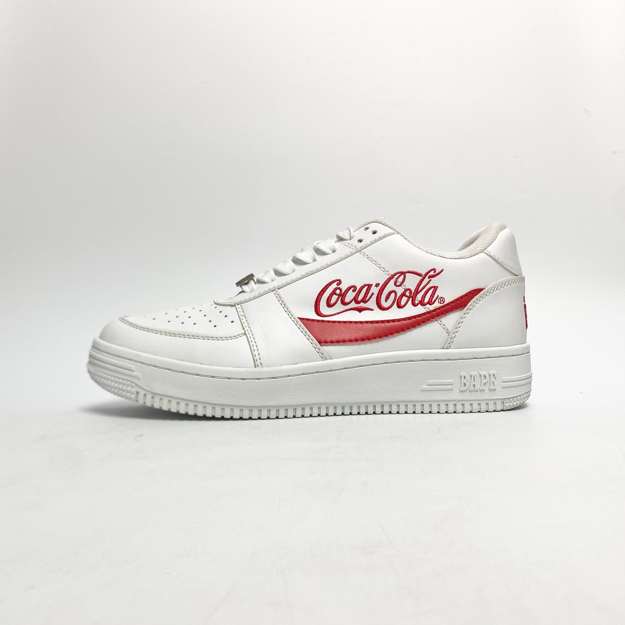 A BATHING APE BAPE STA LOW COCA-COLA WHITE - 1G23191913