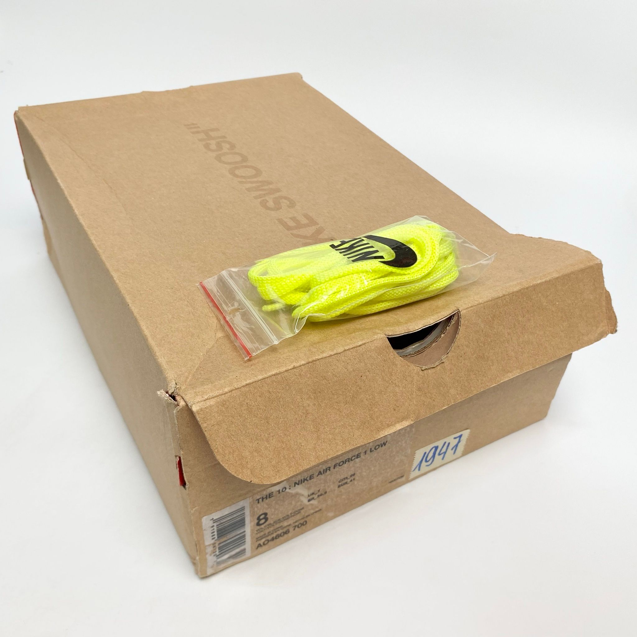 NIKE AIR FORCE 1 X OFF-WHITE VOLT AO4606 700