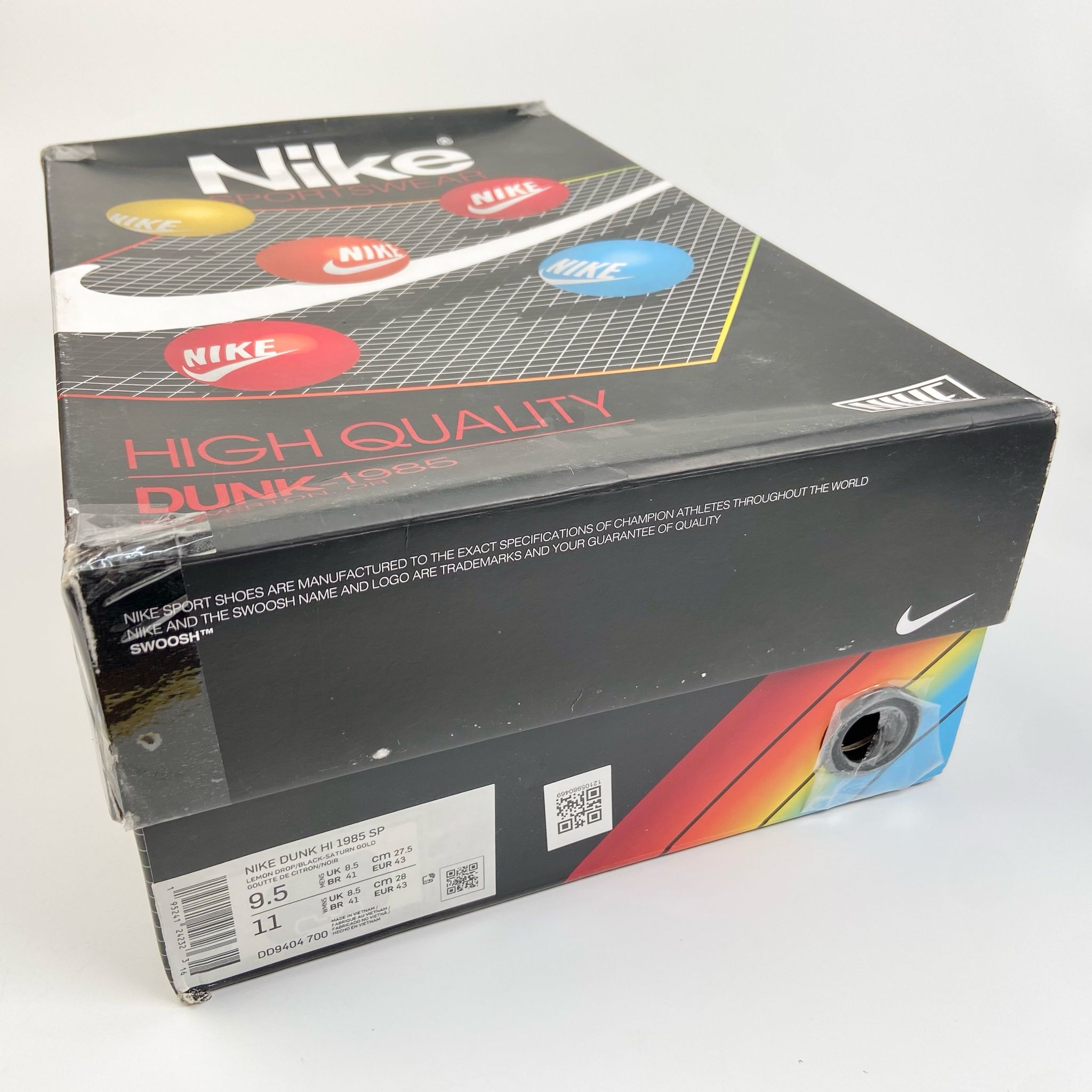 NIKE DUNK HIGH 1985 SP BLACK ACID WASH DD9404-700