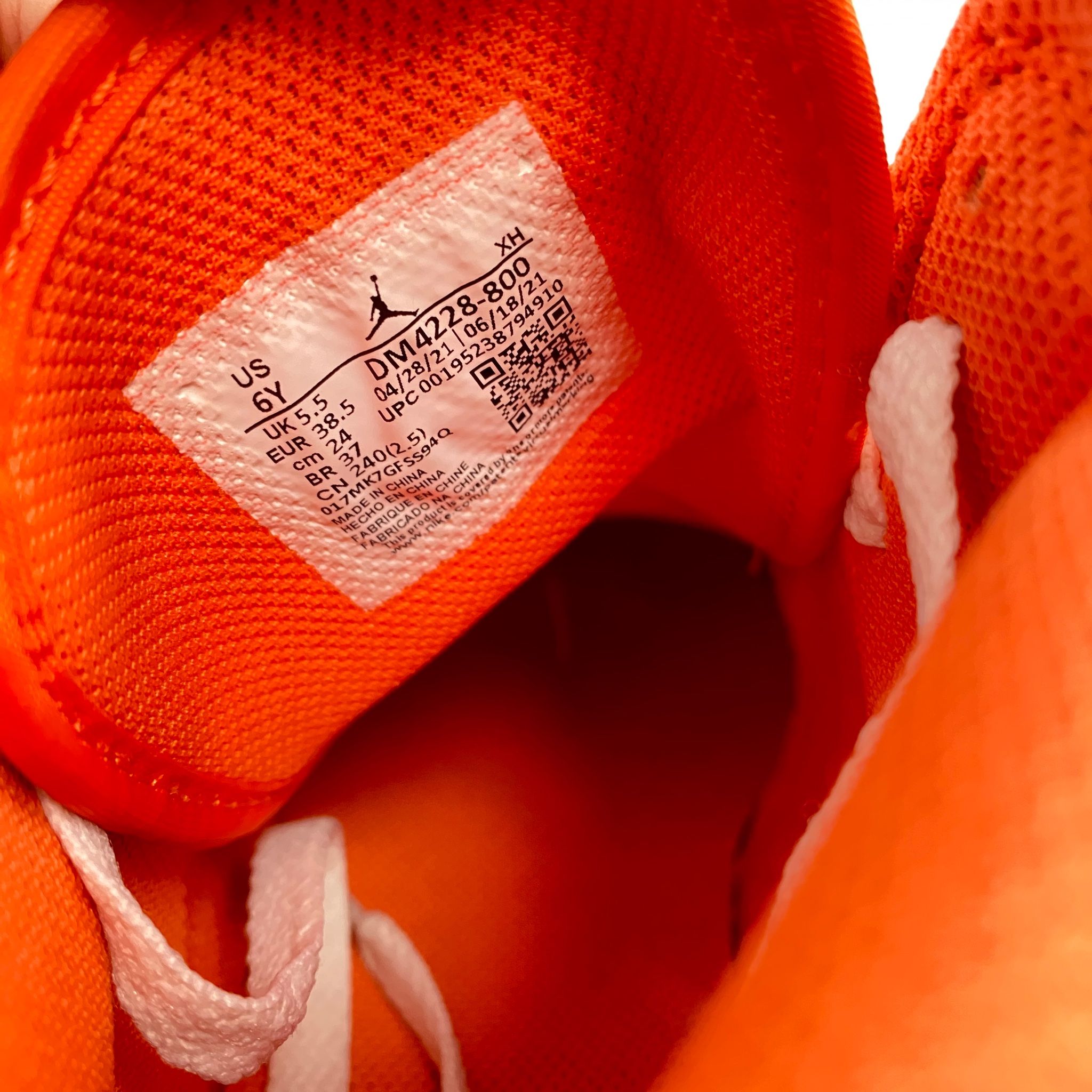 NIKE JORDAN 1 MID METALLIC ORANGE (GS) - DM4228-800