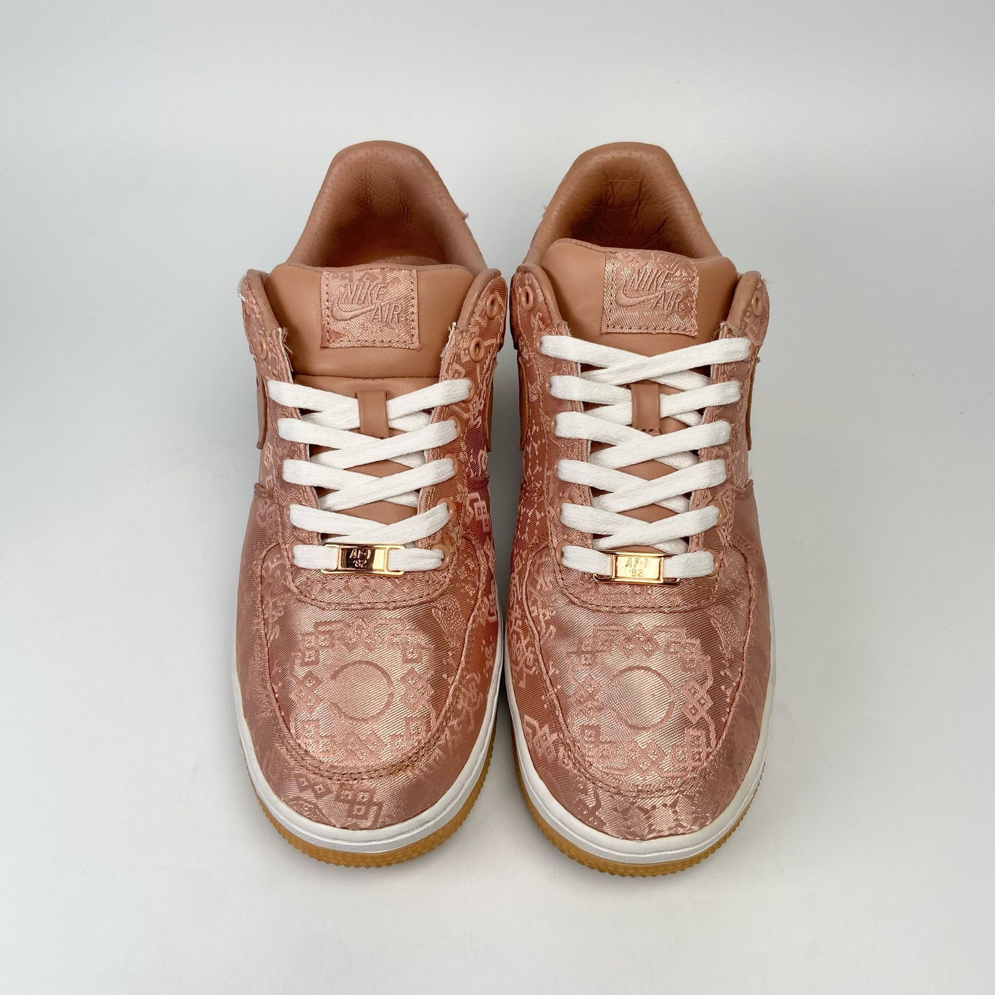 CLOT X NIKE AIR FORCE 1 LOW PREMIUM ROSE GOLD SILK CJ5290-600