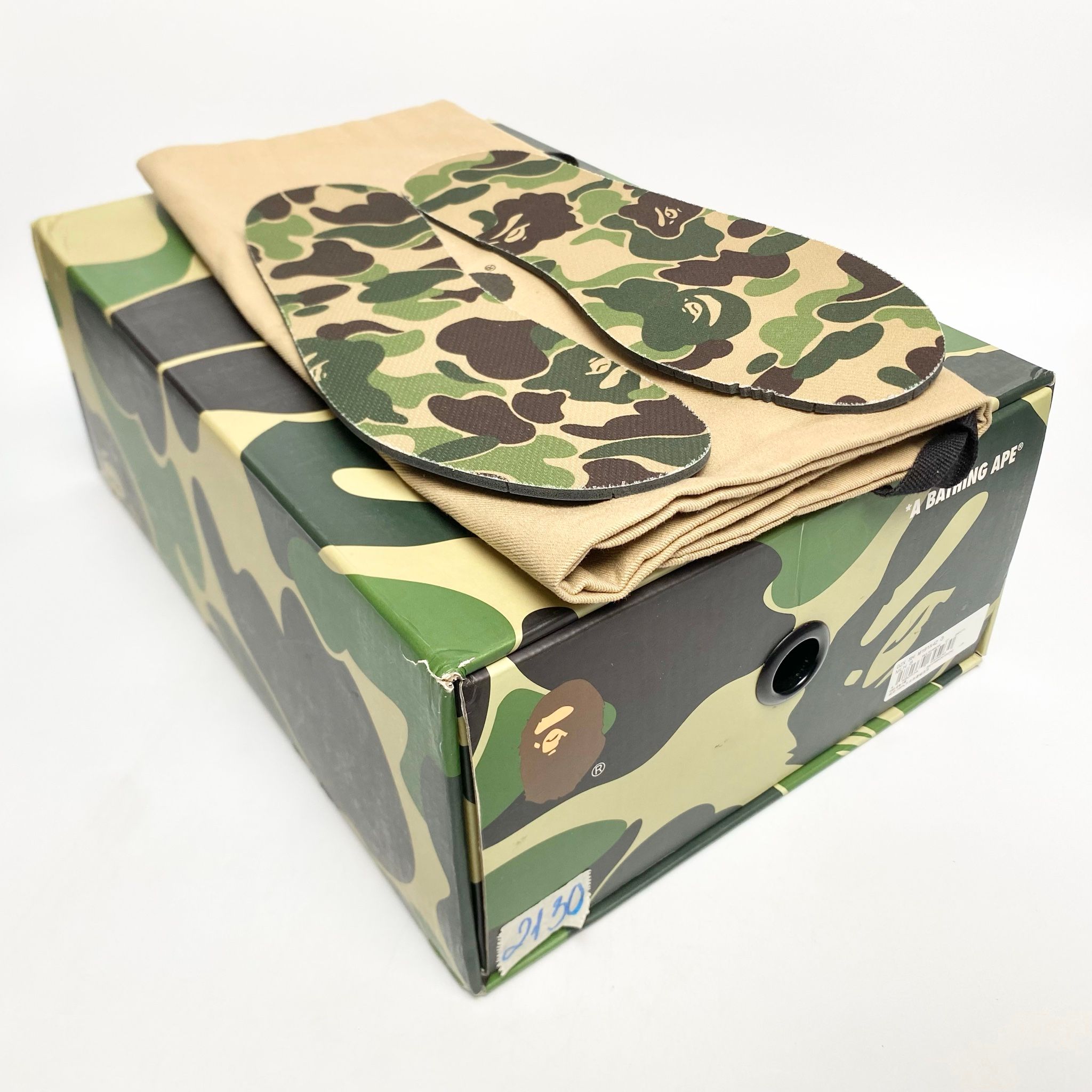 A BATHING APE BAPE SK8 STA ABC CAMO GREEN 0ZXSHM191X42G