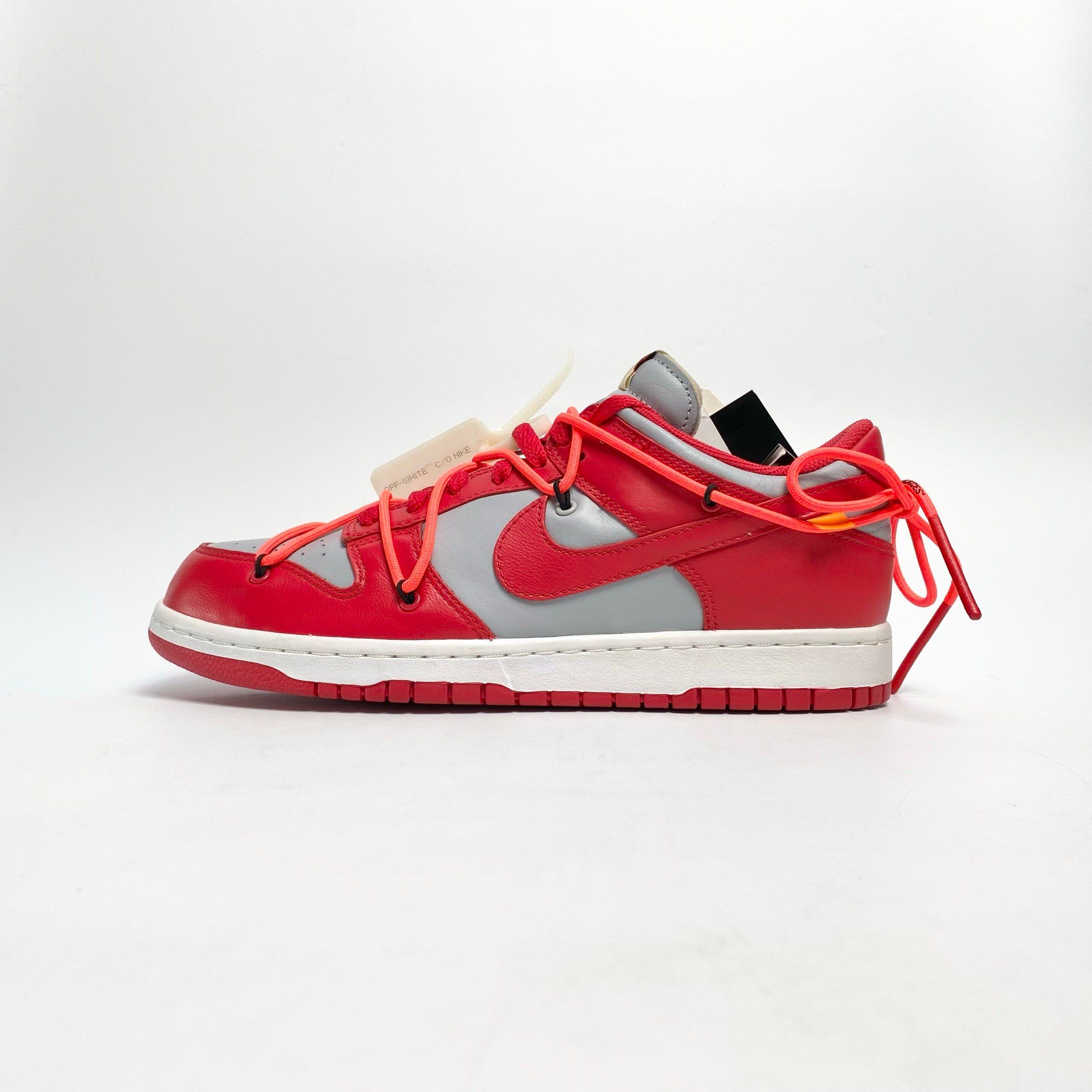 NIKE OFF-WHITE X DUNK LOW UNIVERSITY RED CT0856-600